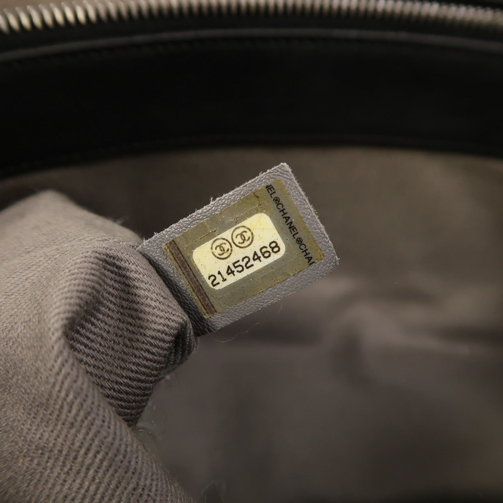 CHANEL 牛皮皮革2 Way Shoulder銀扣手挽肩背兩用袋