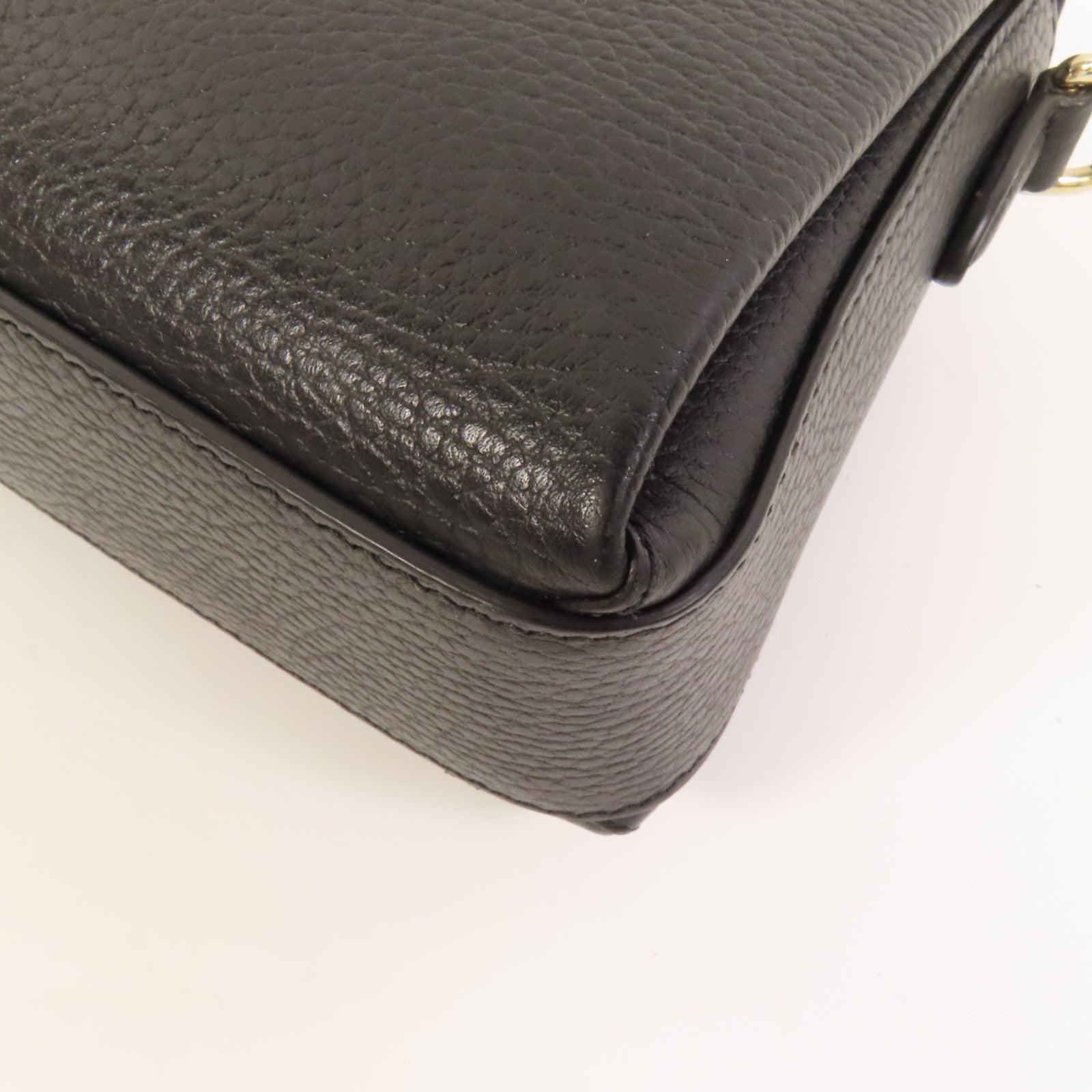 GUCCI 牛皮皮革Interlocking G Chain Mini Bag金扣肩背袋
