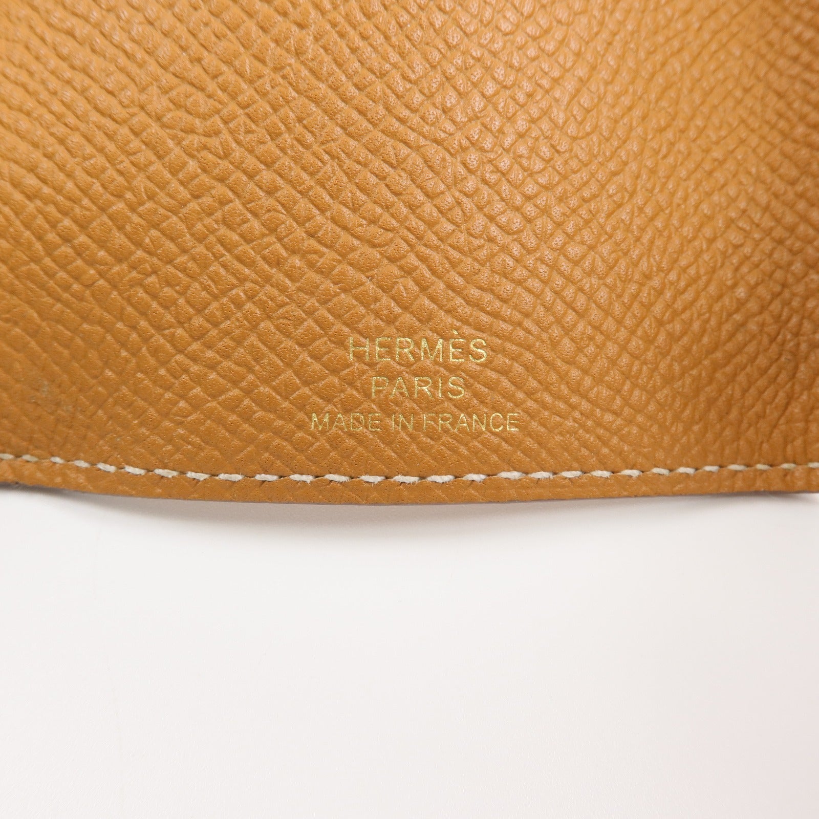 HERMES Epsom皮革Bearn Key Holder鎖匙包Gold