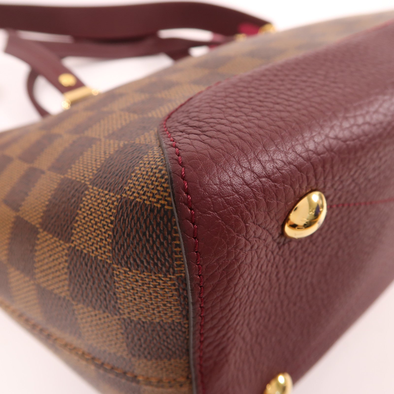 LOUIS VUITTON 【激減優惠】Damier Hyde Park 2way金扣手挽肩背兩用袋啡色/紅色/紫色