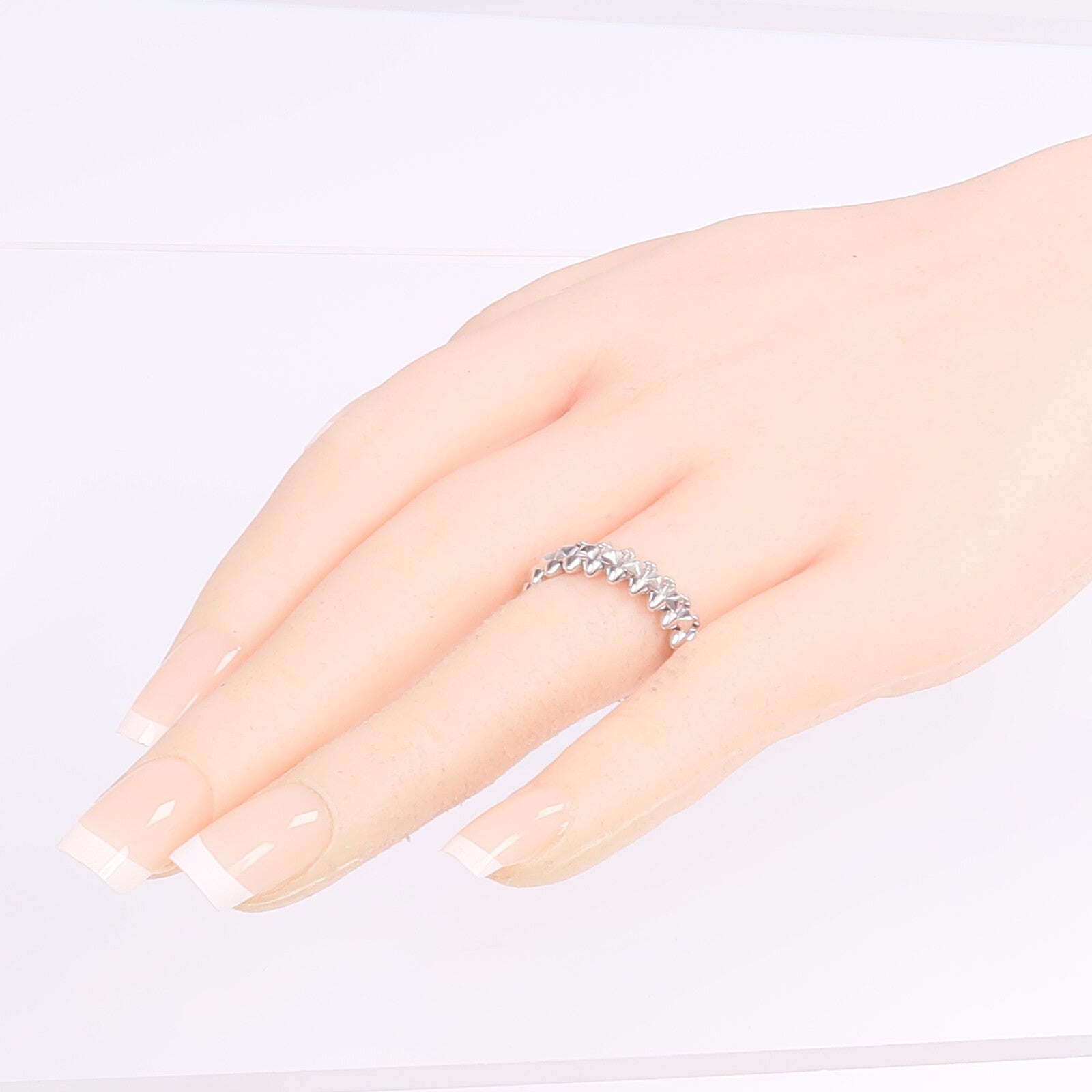 CARTIER 18K白金Clash de Cartier戒指Cartier#53/US#6.5