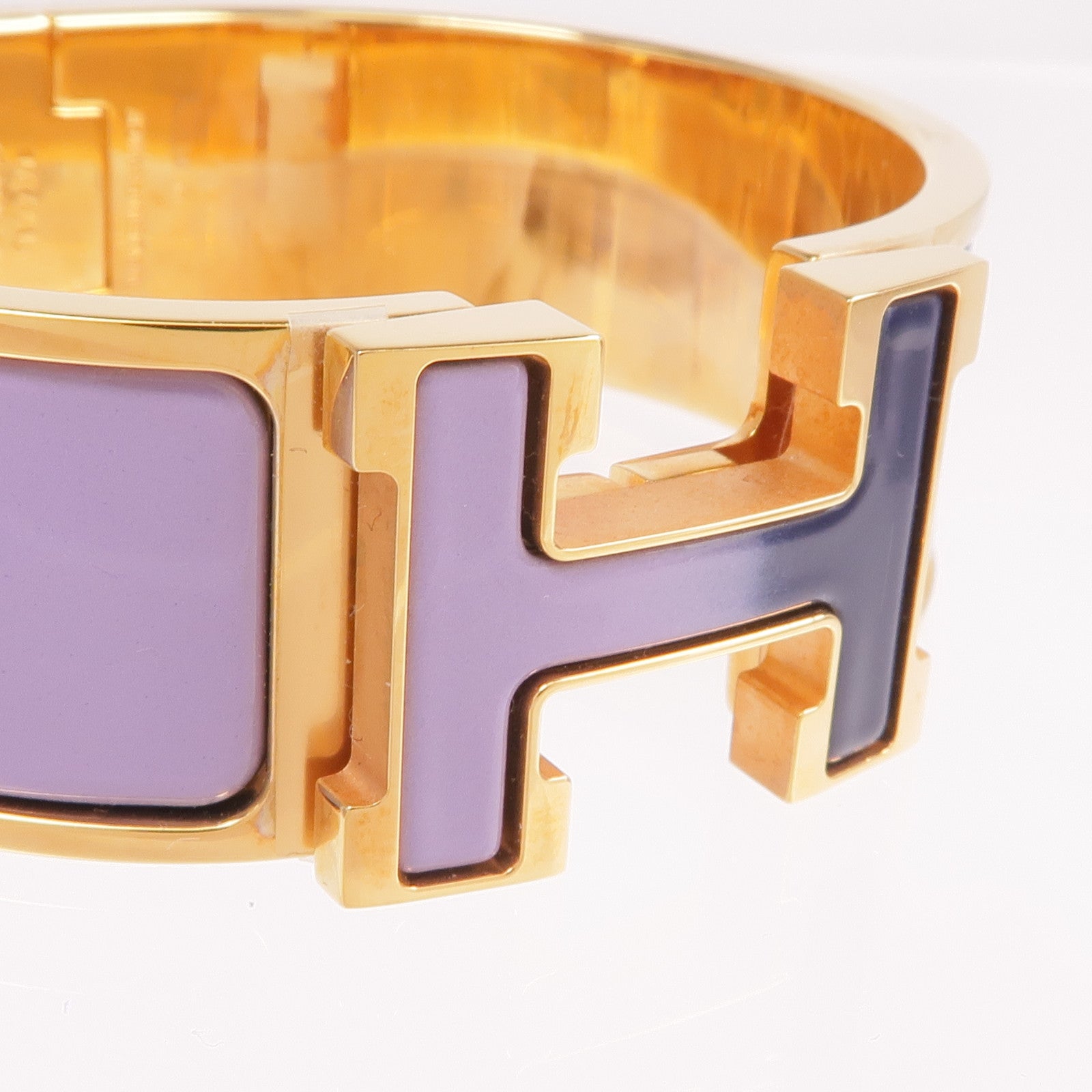 HERMES 金屬/琺瑯Clic-Clac H Bracelet手鐲
