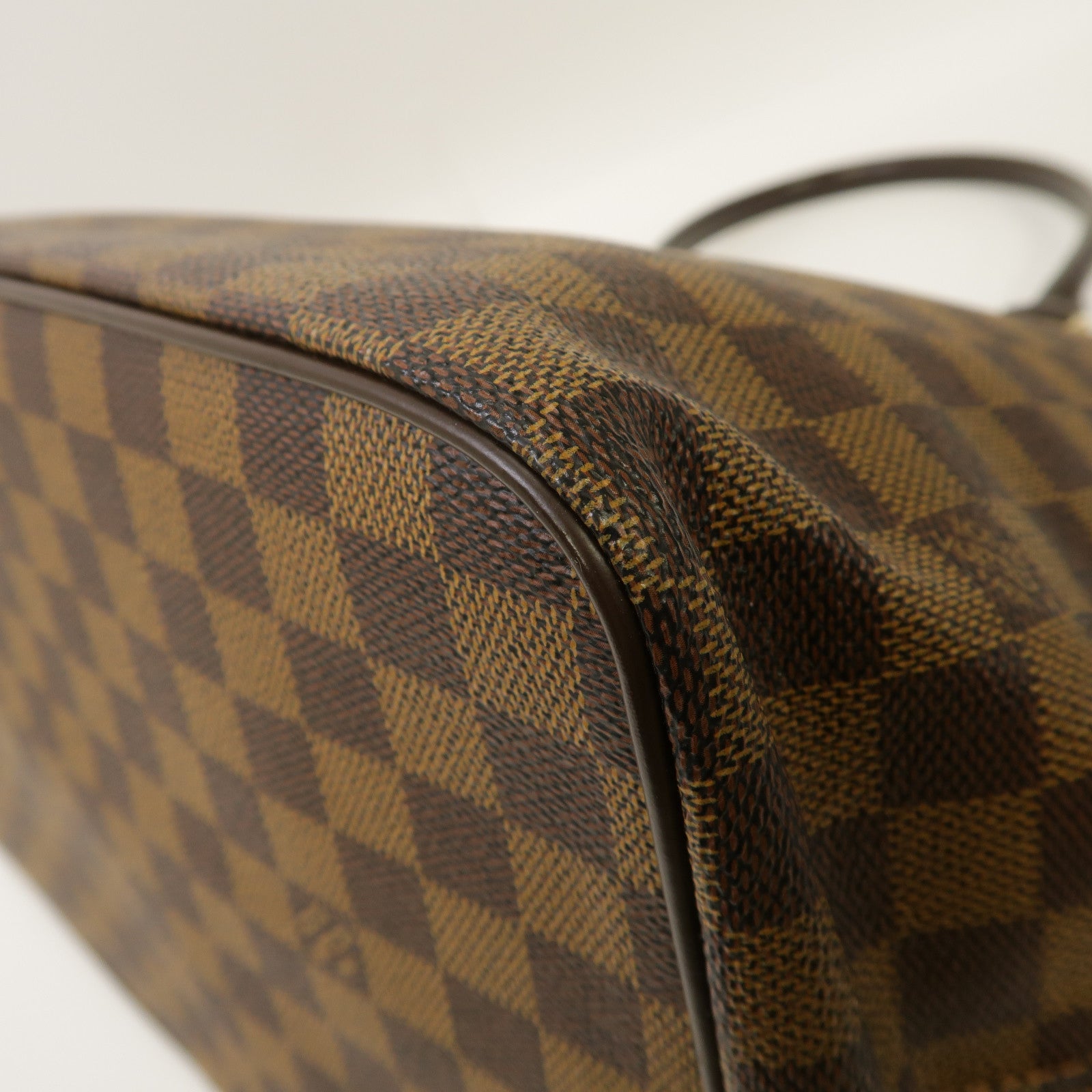 LOUIS VUITTON 【激減優惠】Damier Saleya MM Hand Bag金扣手挽袋啡色
