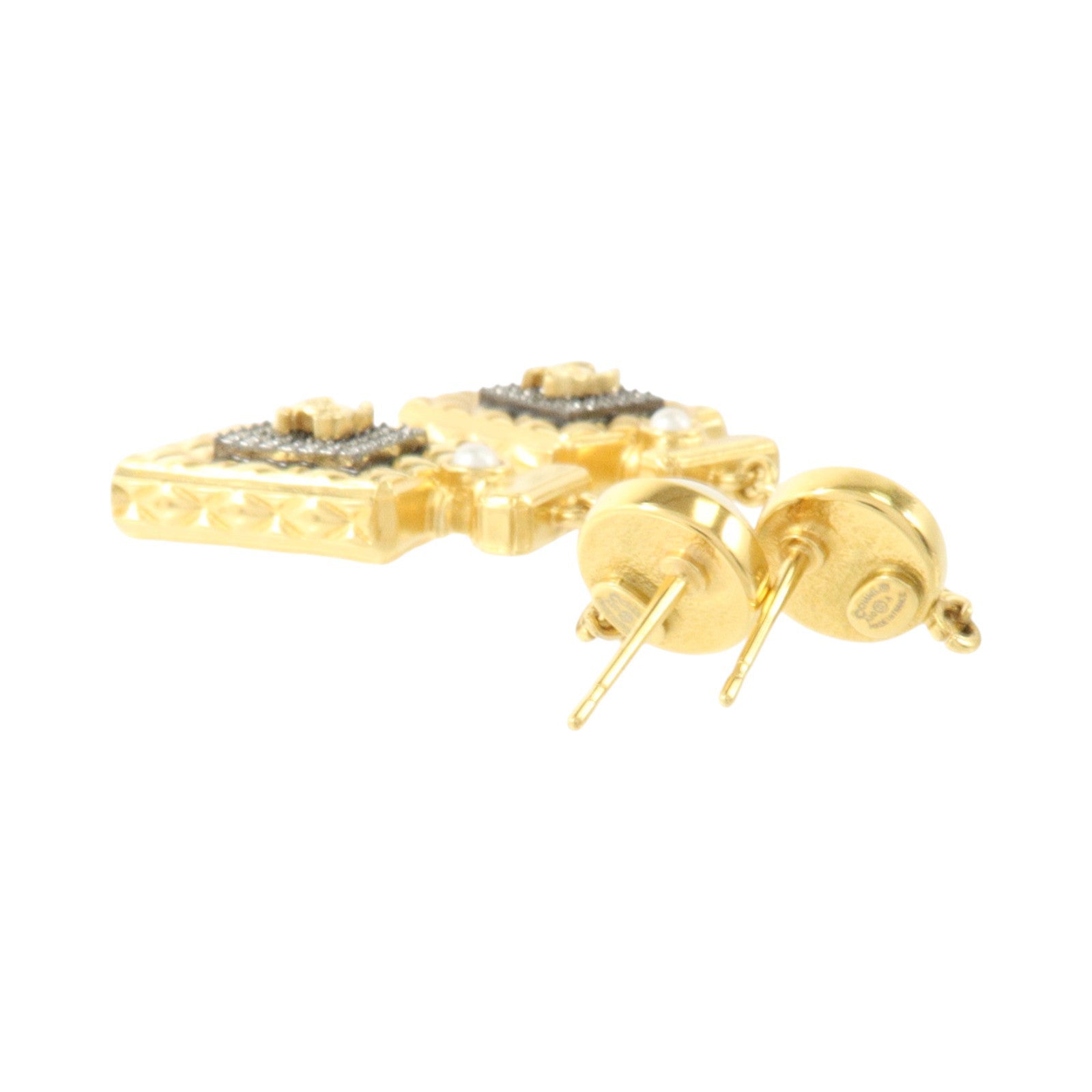 CHANEL 金屬/PVC Earrings耳環