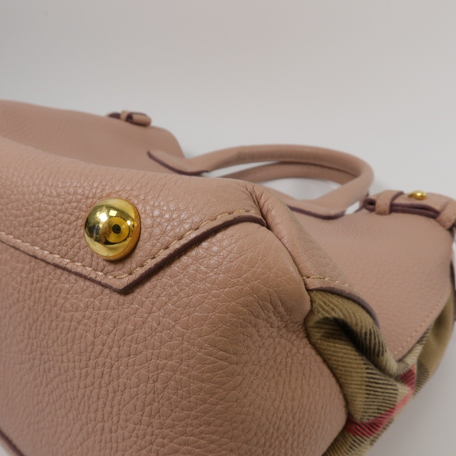 BURBERRY 牛皮皮革2Way Shoulder手挽肩背兩用袋