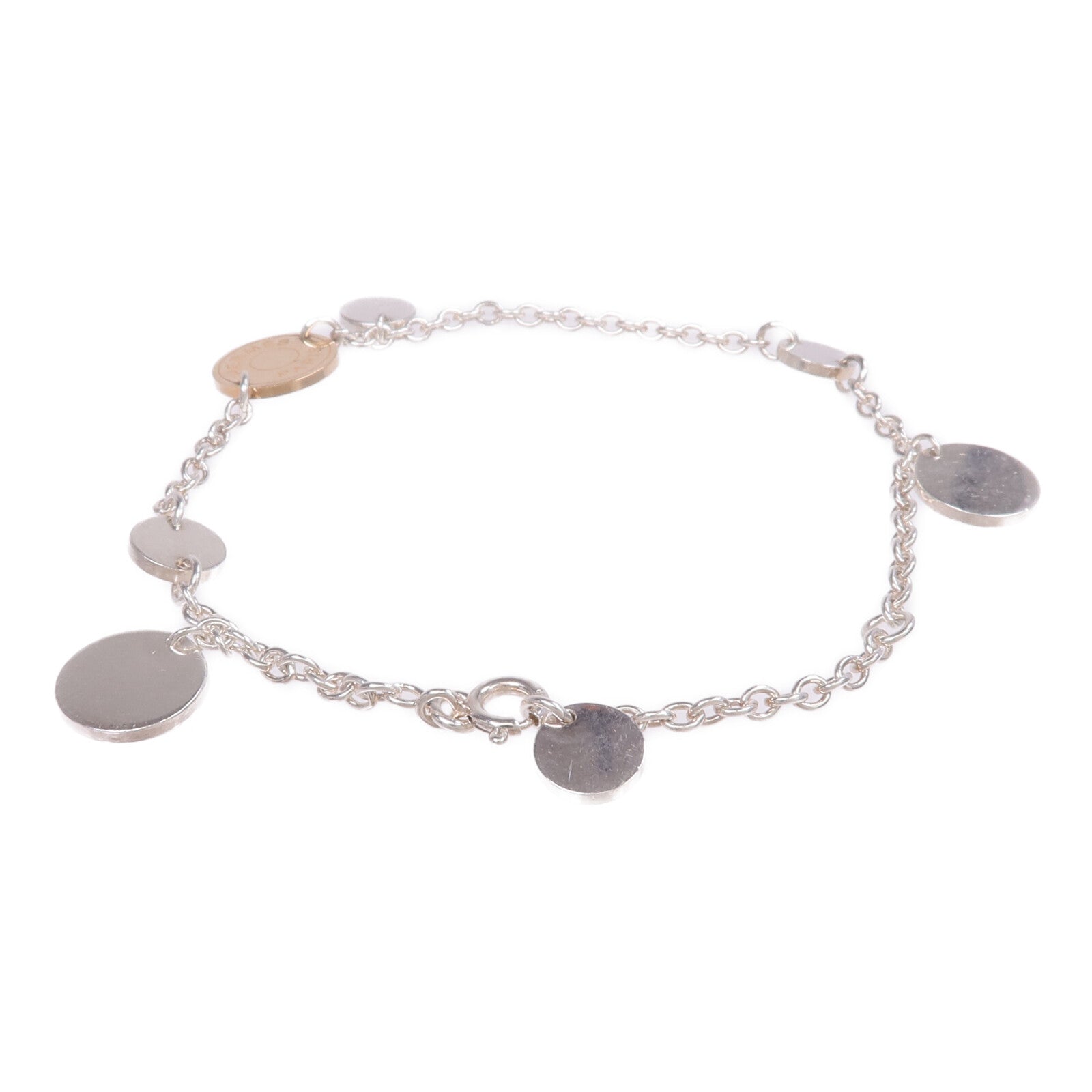 HERMES 18K玫瑰金/925純銀Ex-Libris Bracelet手鏈