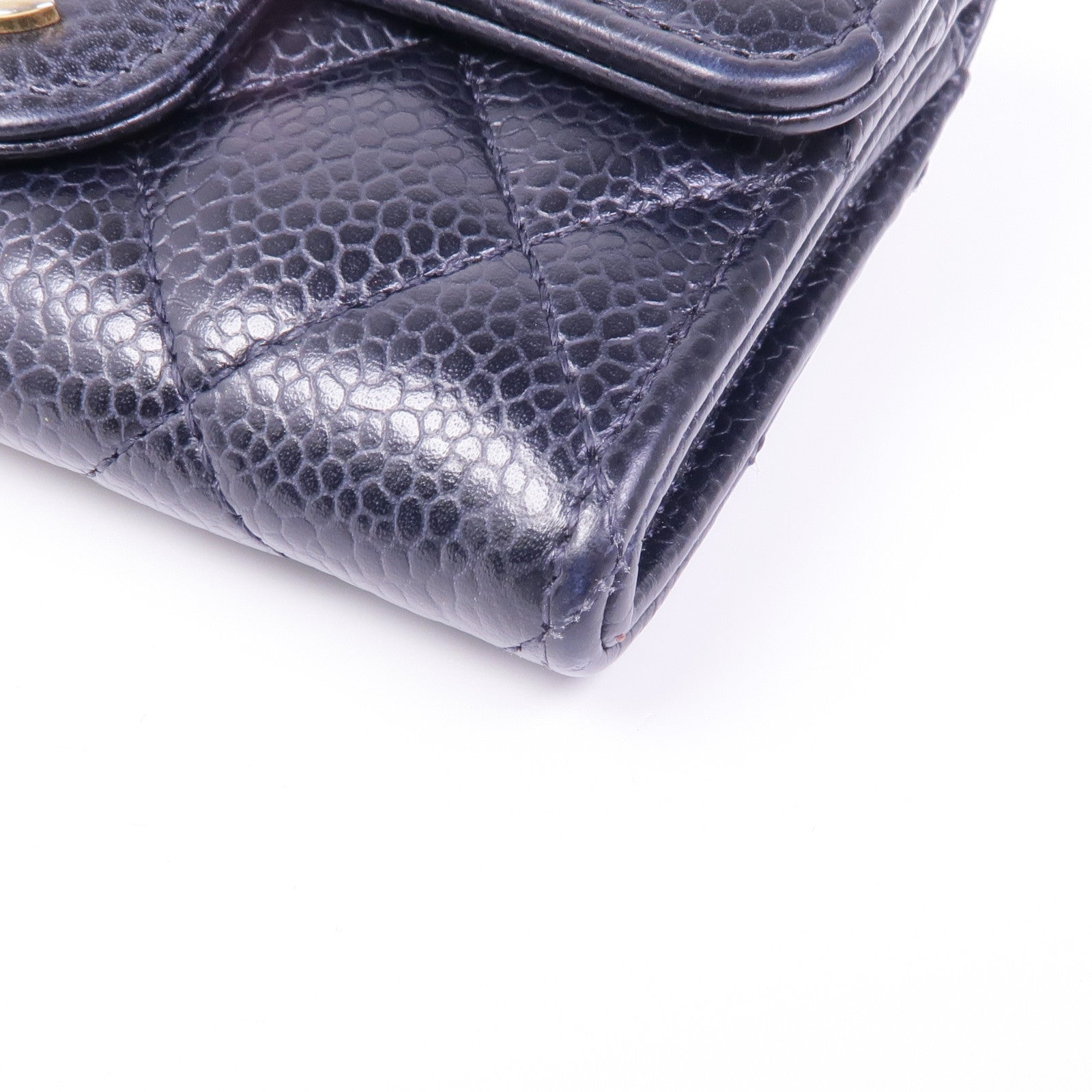 CHANEL 牛皮皮革Card Case金扣卡片套