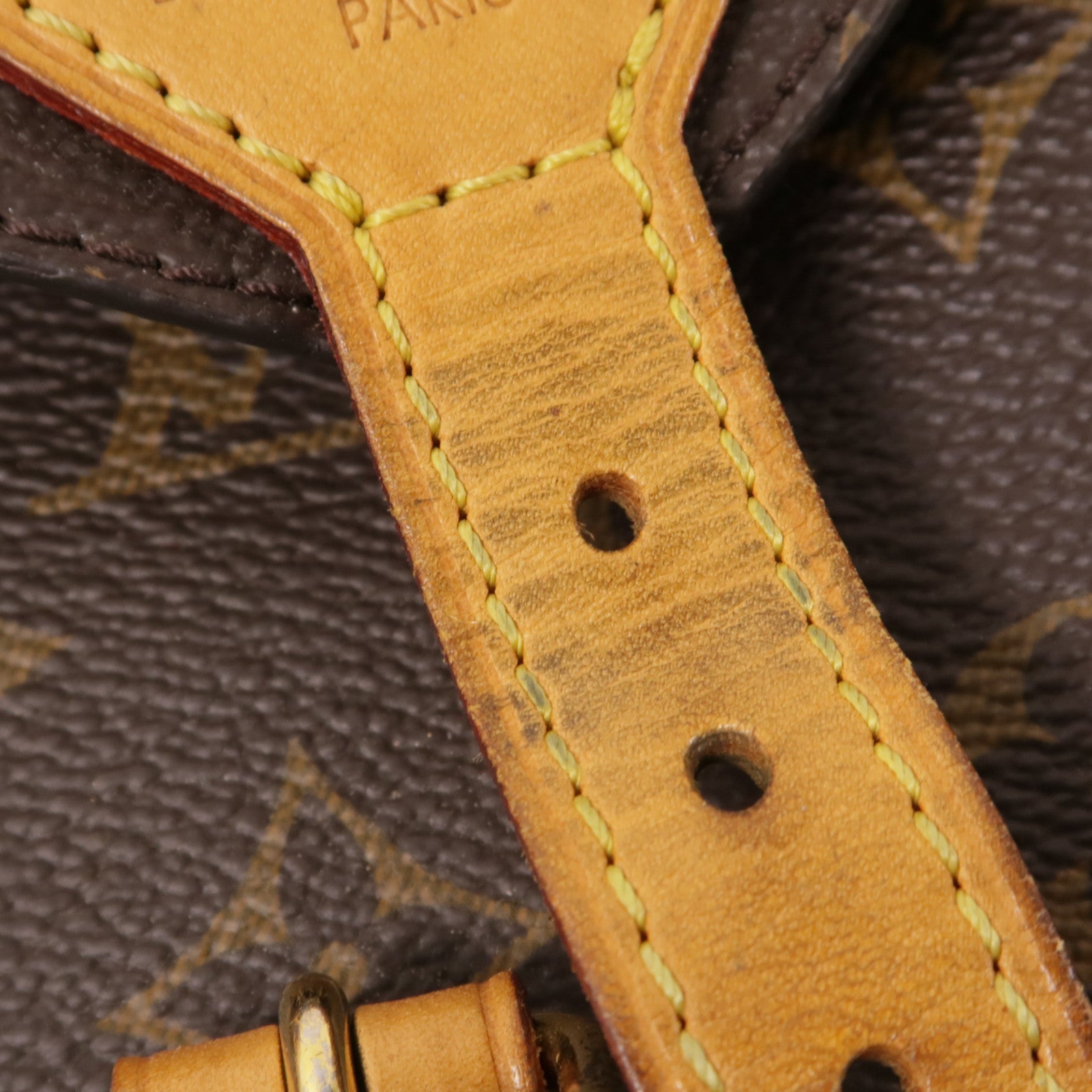 LOUIS VUITTON Monogram Montsouris金扣背包