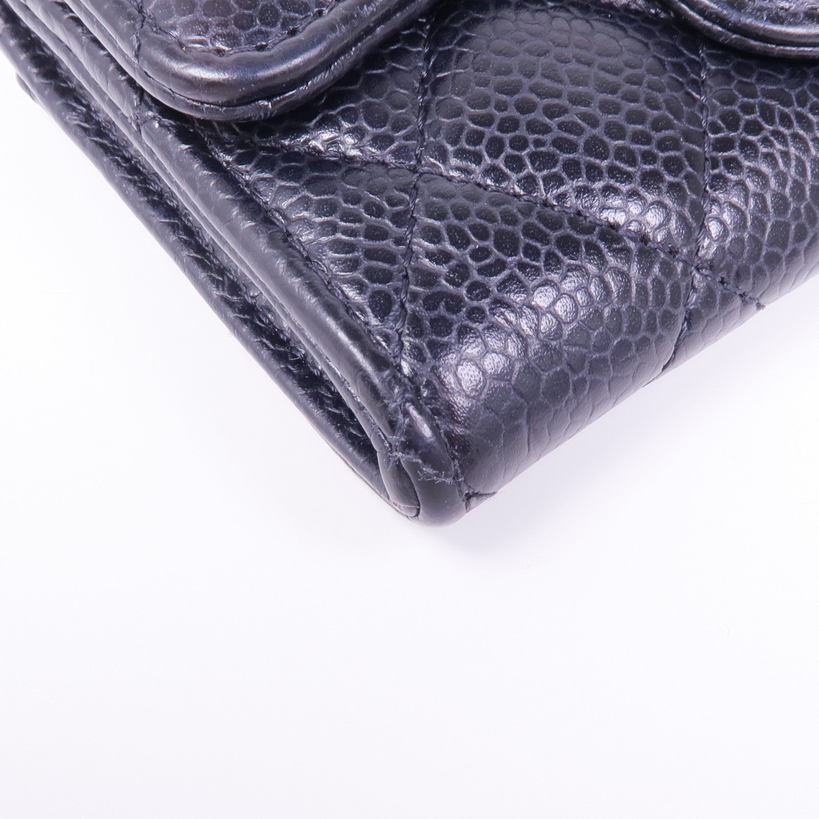 CHANEL 牛皮皮革Card Case金扣卡片套
