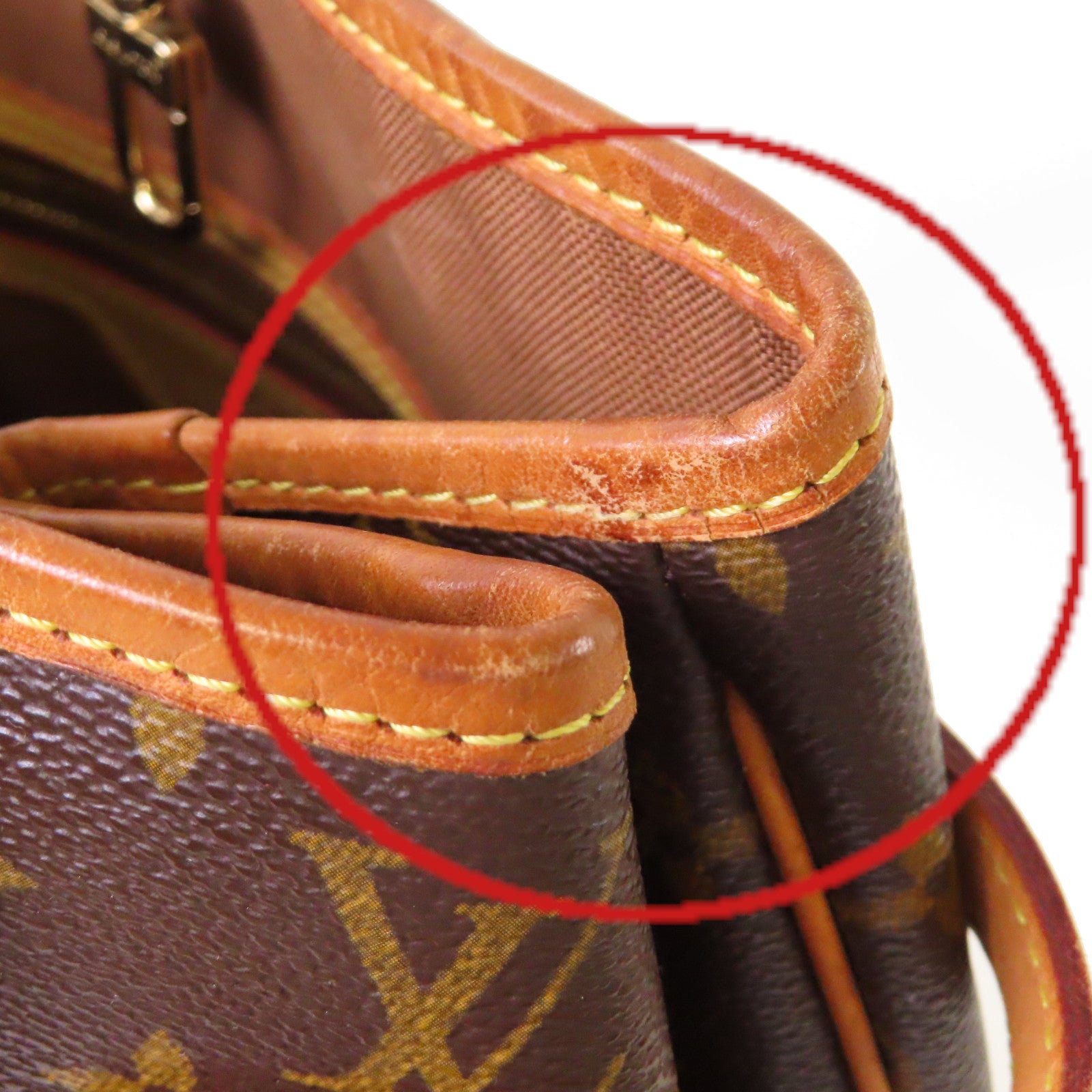 LOUIS VUITTON Monogram Batignolles Vertical Tote Bag金扣肩背袋啡色