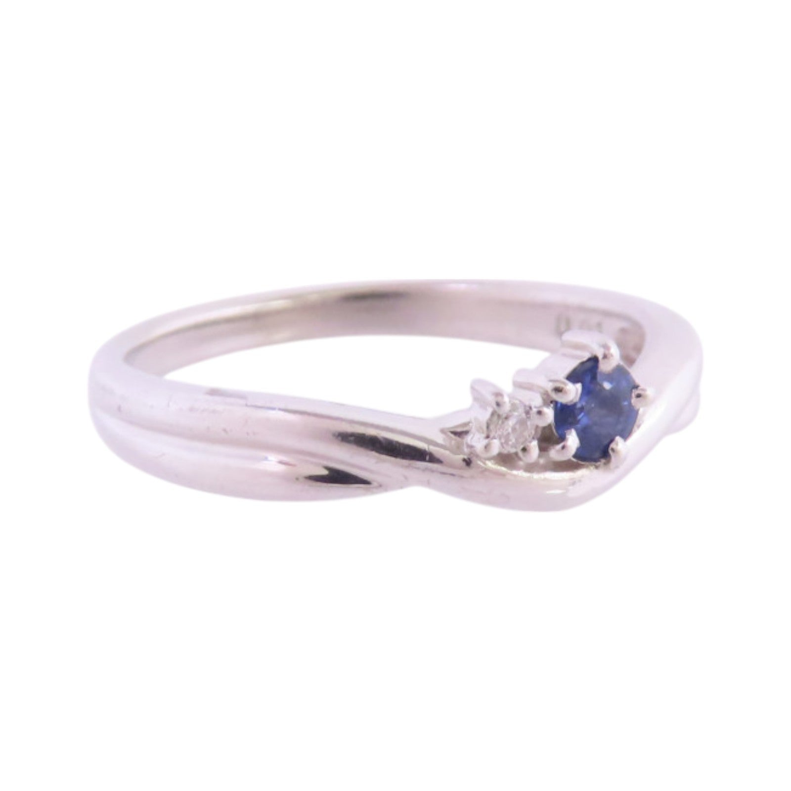 JEWELRY 【激減優惠】PT900鉑金/鑽石Diamond Ring戒指US#5.25