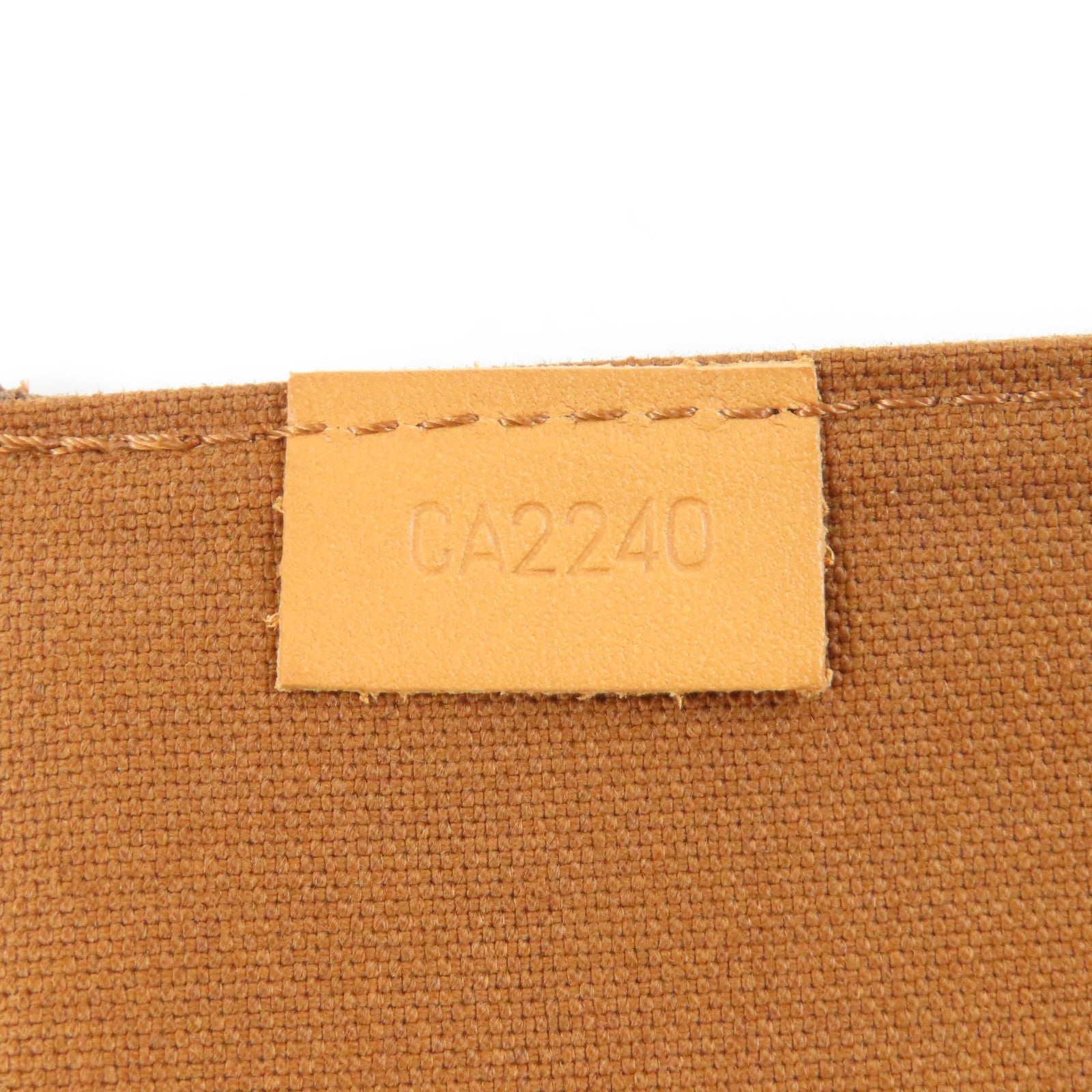 LOUIS VUITTON Monogram Petit Sac Plat金扣手挽肩背兩用袋棕色