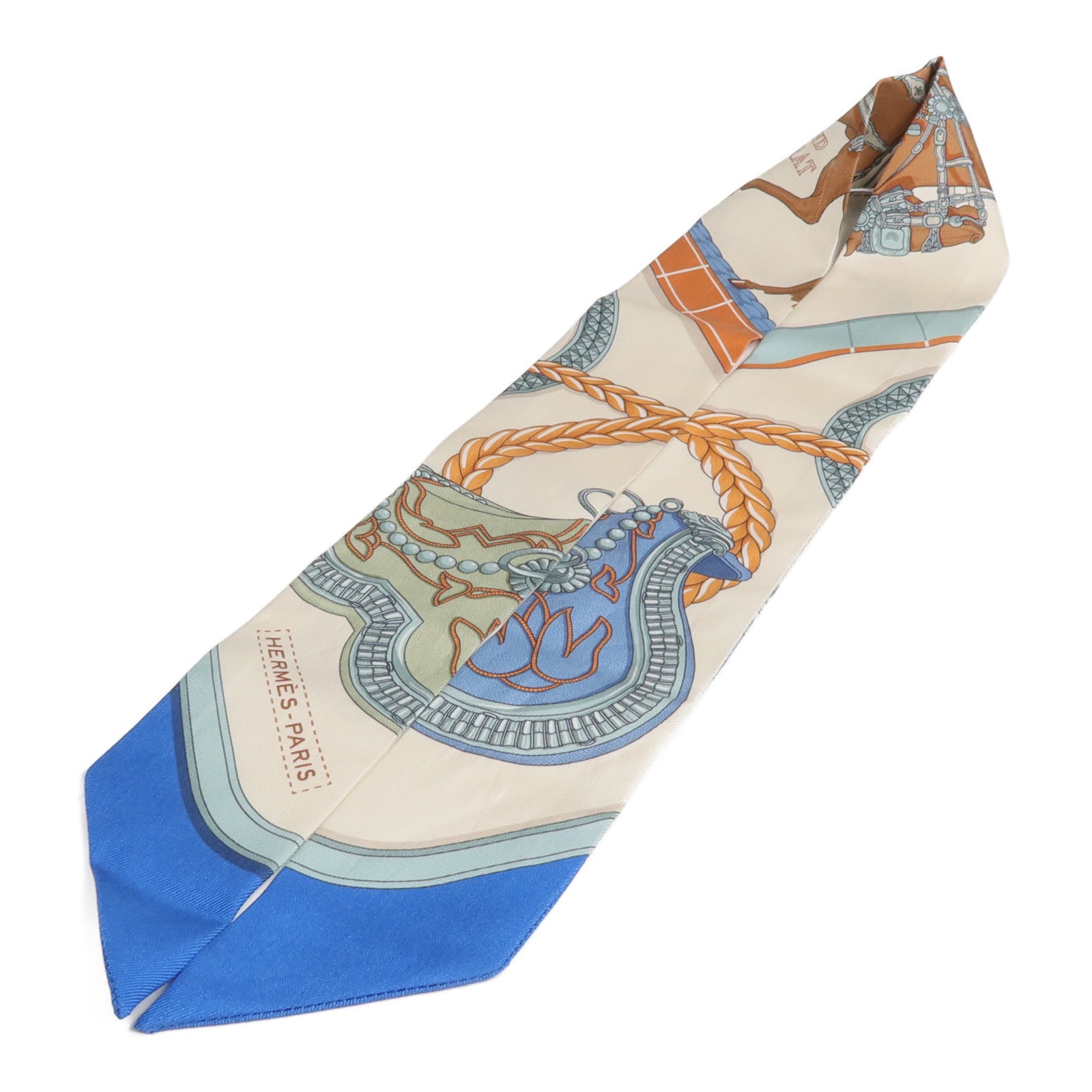 HERMES 絲質Twilly絲巾