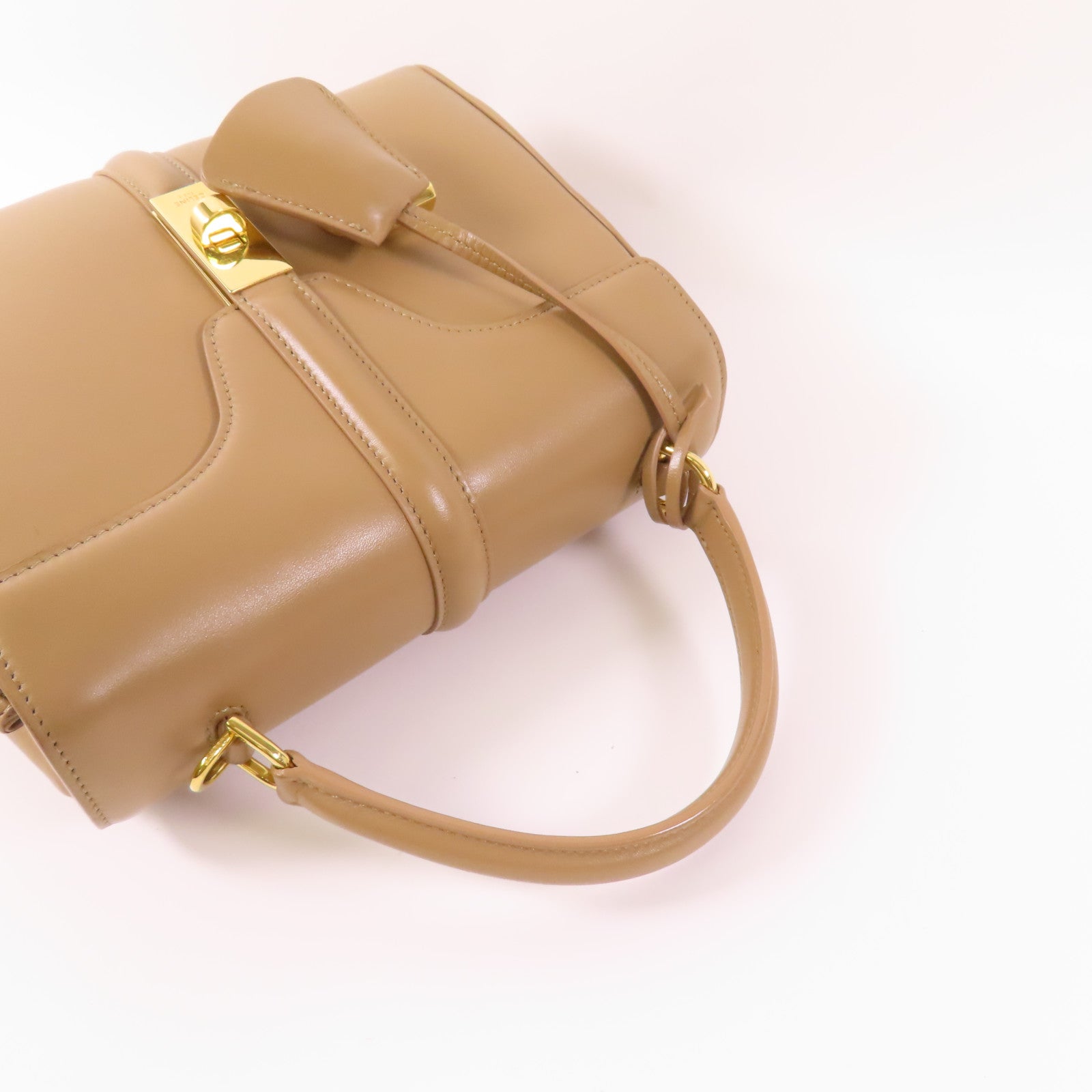 CELINE 牛皮皮革Celine 16金扣手挽肩背兩用袋