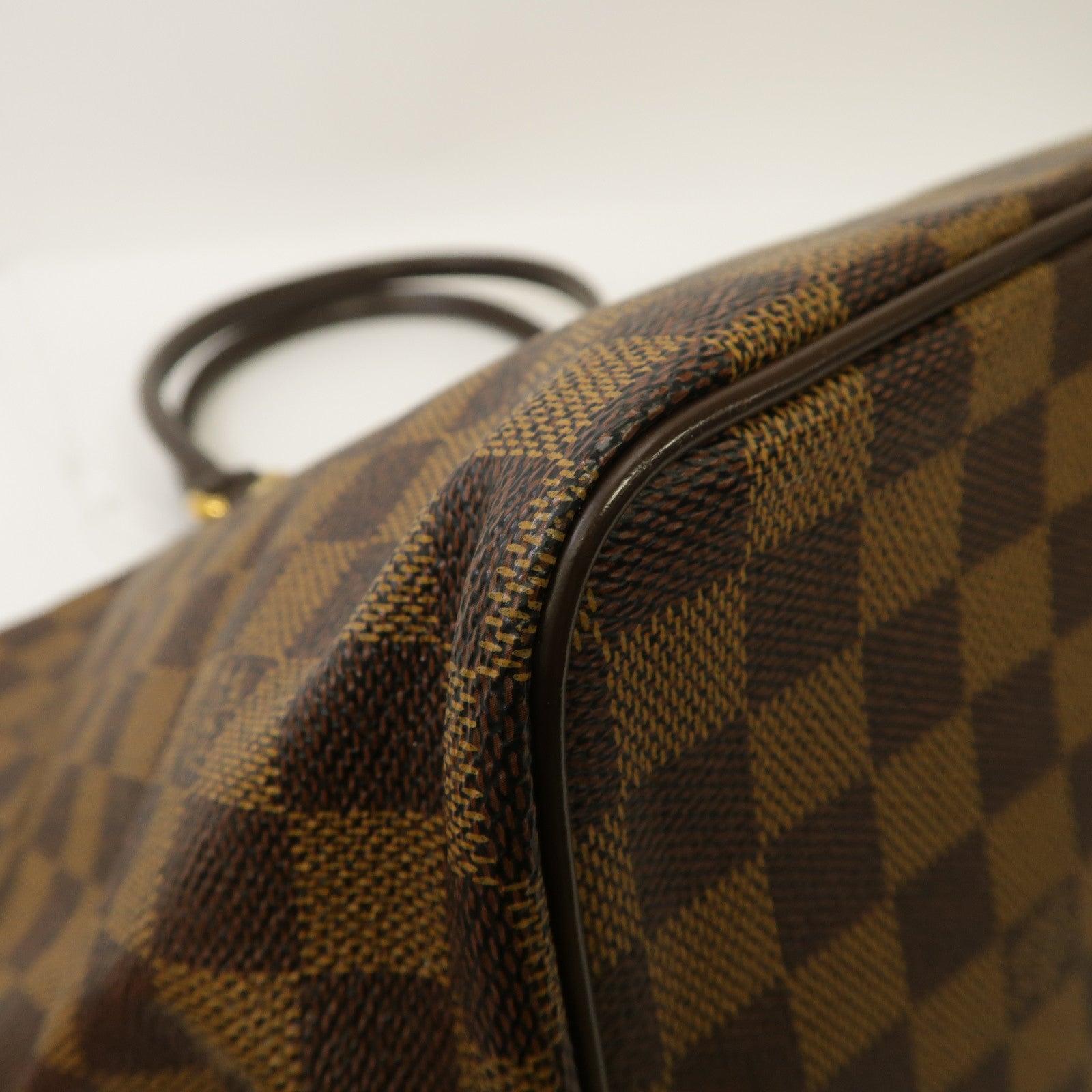 LOUIS VUITTON 【激減優惠】Damier Saleya MM Hand Bag金扣手挽袋啡色
