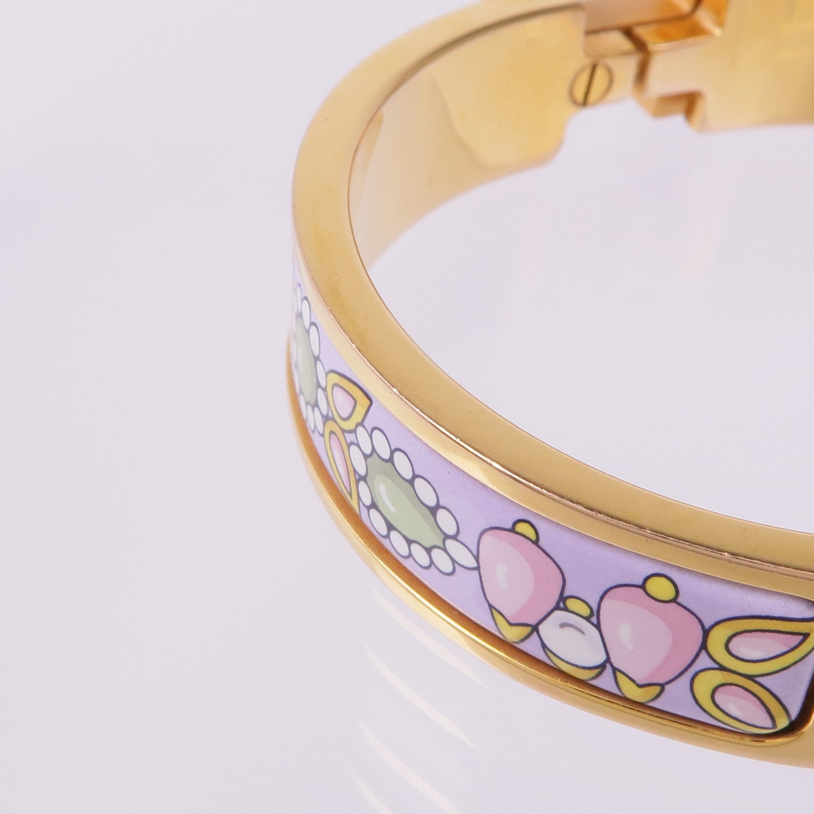 HERMES 琺瑯/金屬Clic H手鐲