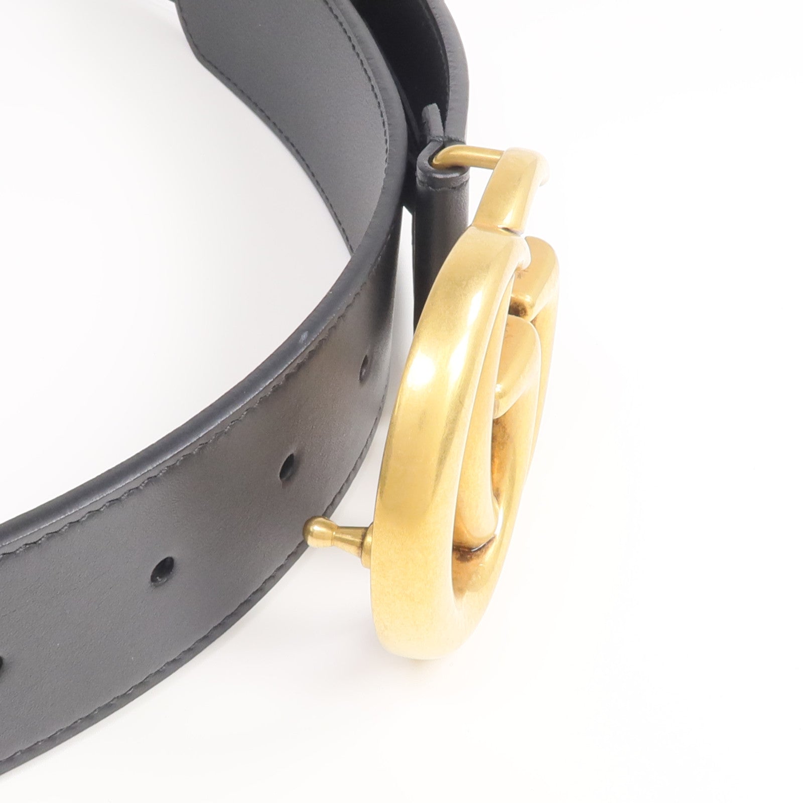 GUCCI 牛皮皮革GG Marmont Belt金扣皮帶