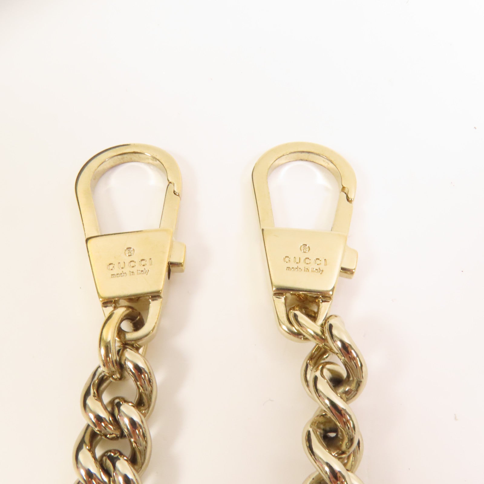 GUCCI 牛皮皮革Interlocking G Chain Mini Bag金扣肩背袋