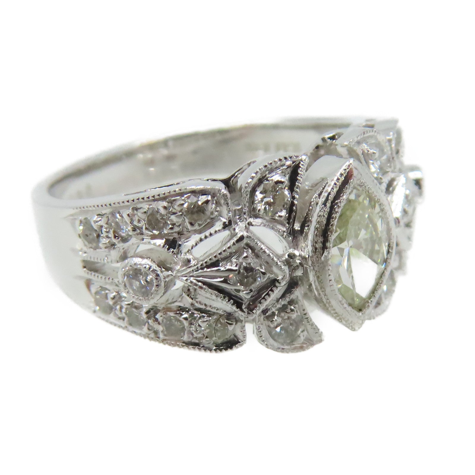 JEWELRY 【激減優惠】18K白金/0.47ct/0.94ct鑽石Diamond Ring戒指US#5.25