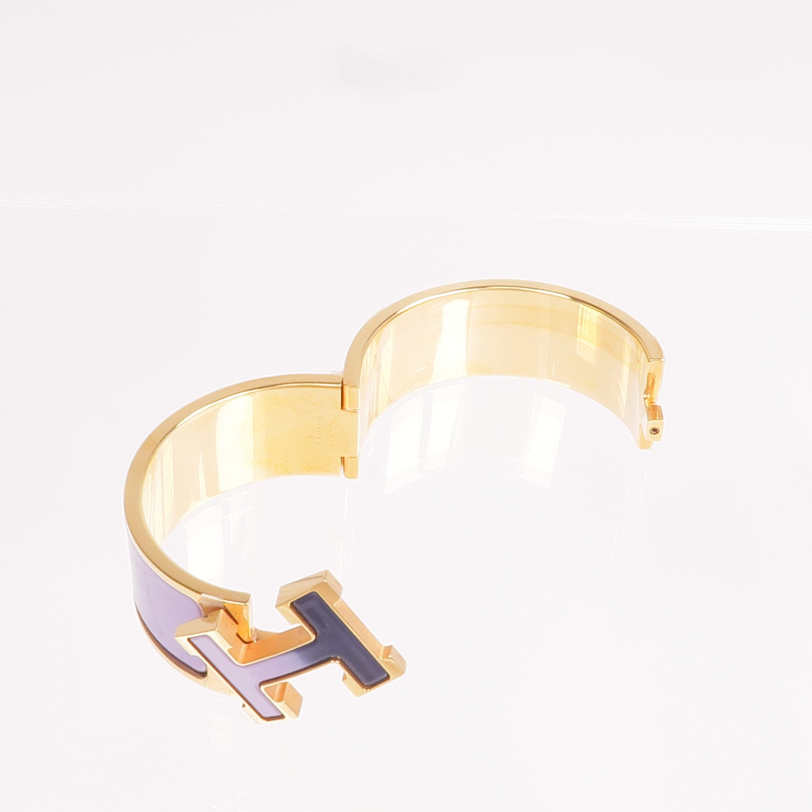 HERMES 金屬/琺瑯Clic-Clac H Bracelet手鐲