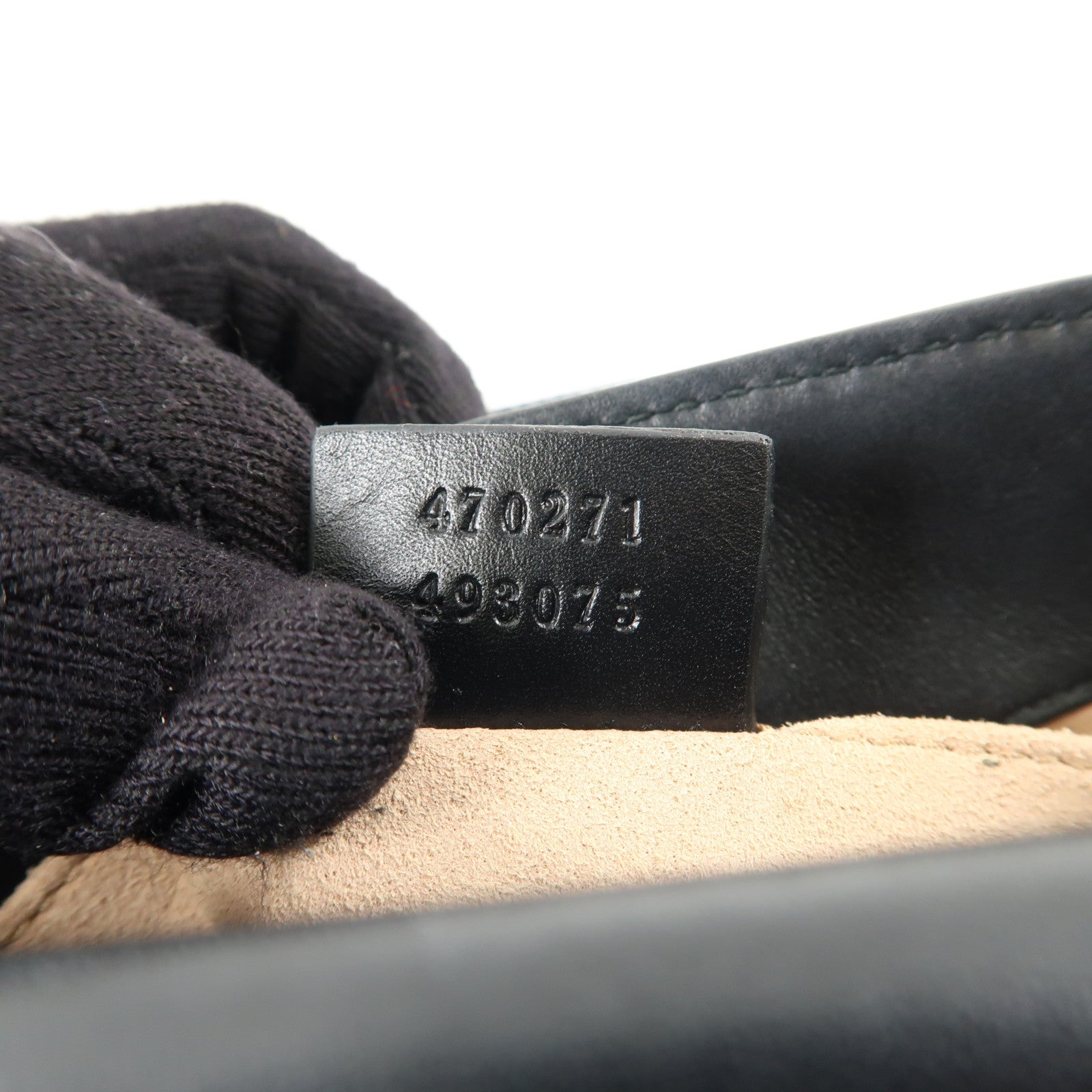 GUCCI 牛皮皮革2 Way Shoulder Bag金扣手挽肩背兩用袋黑色