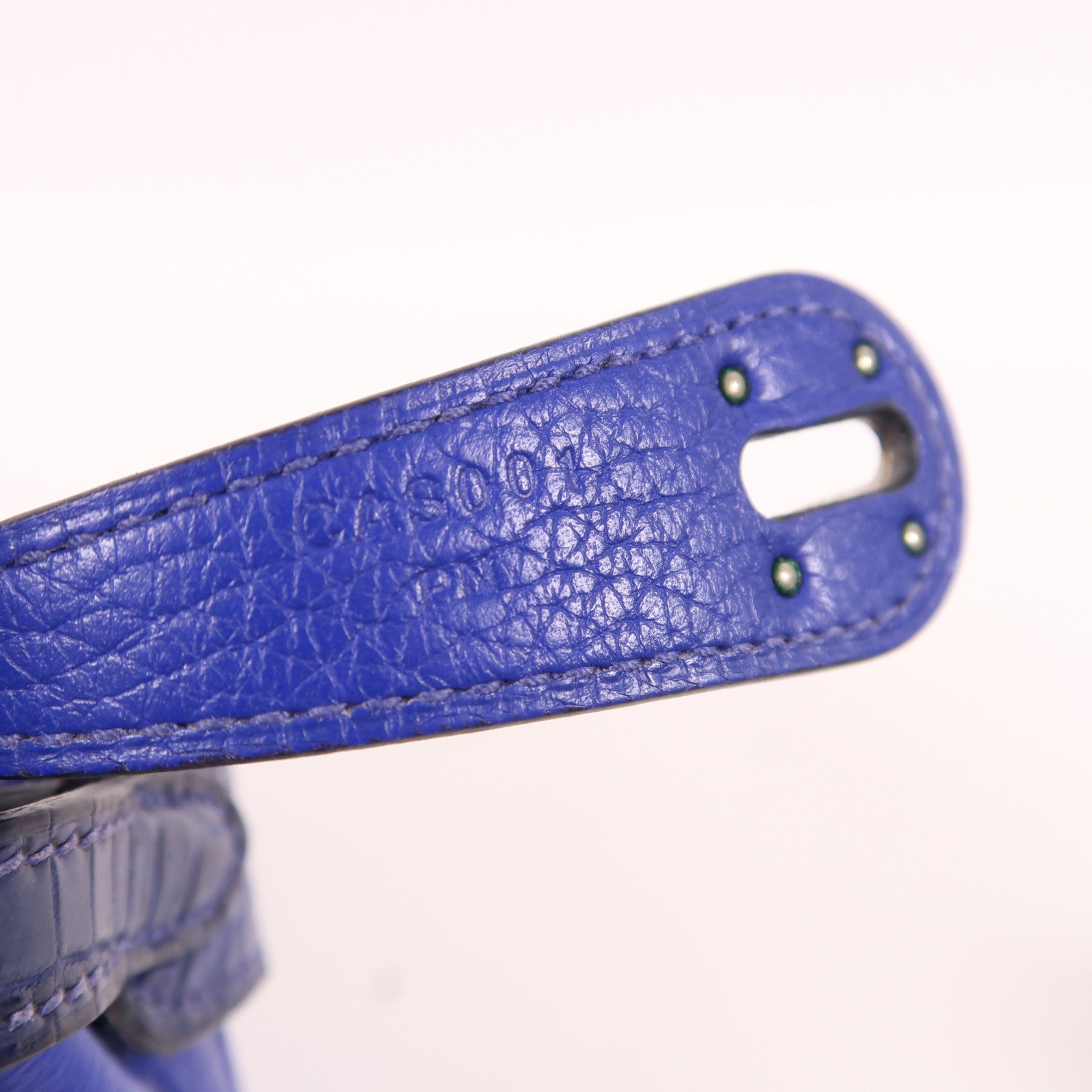 HERMES 【激減優惠】Clemence皮革/鱷魚皮革Niloticus Lindy 26肩背袋