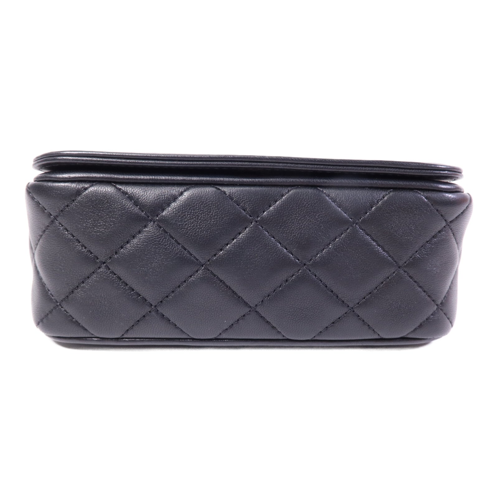 CHANEL 羊皮皮革Chain Shoulder Bag金扣鏈帶肩背袋