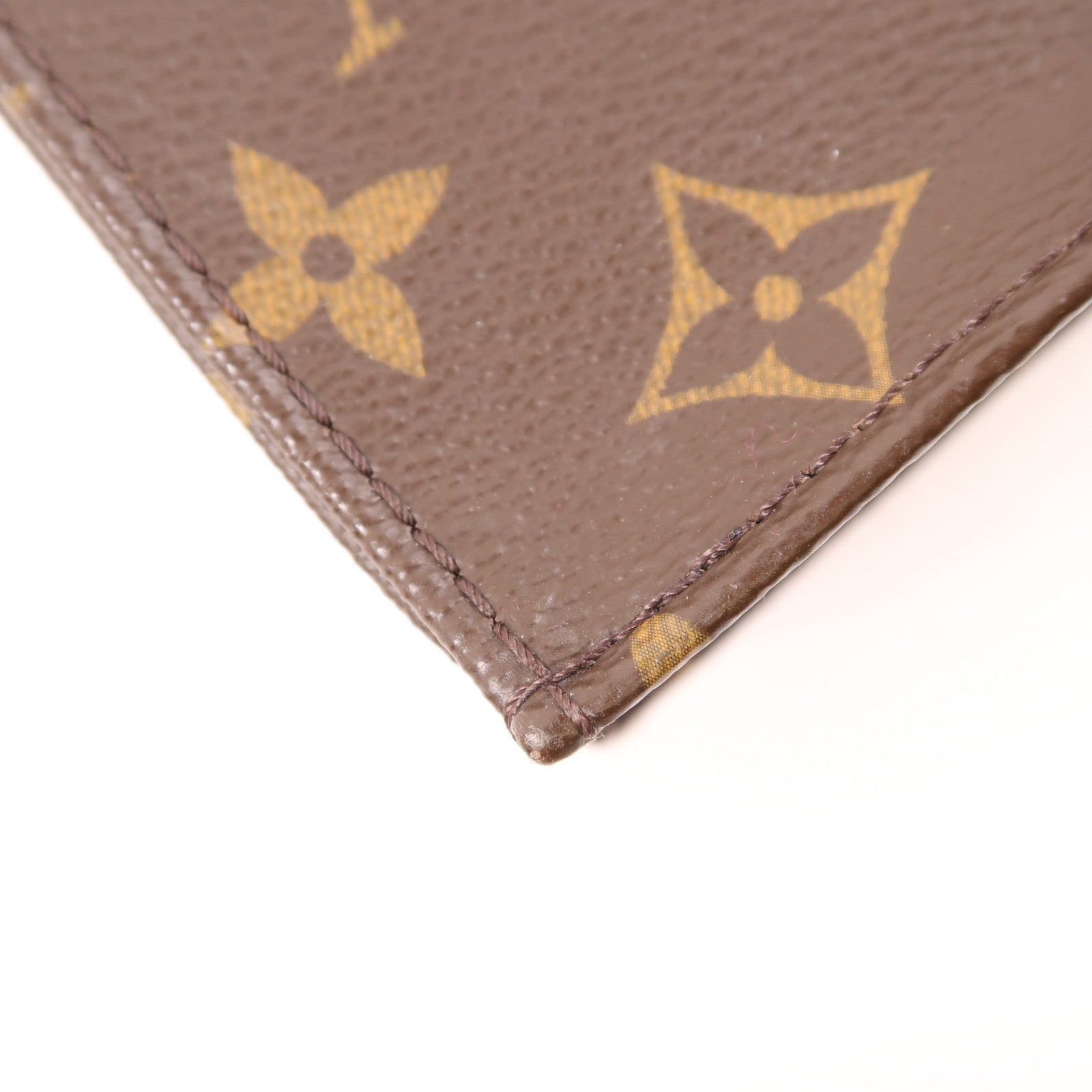 LOUIS VUITTON 【激減優惠】Monogram Petit Sac Plat金扣手挽肩背兩用袋棕色