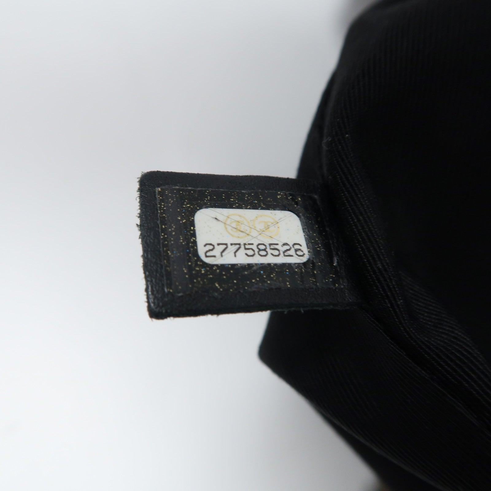 CHANEL 菱格牛皮皮革Chain Shoulder Bag金扣鏈帶肩背袋黑色