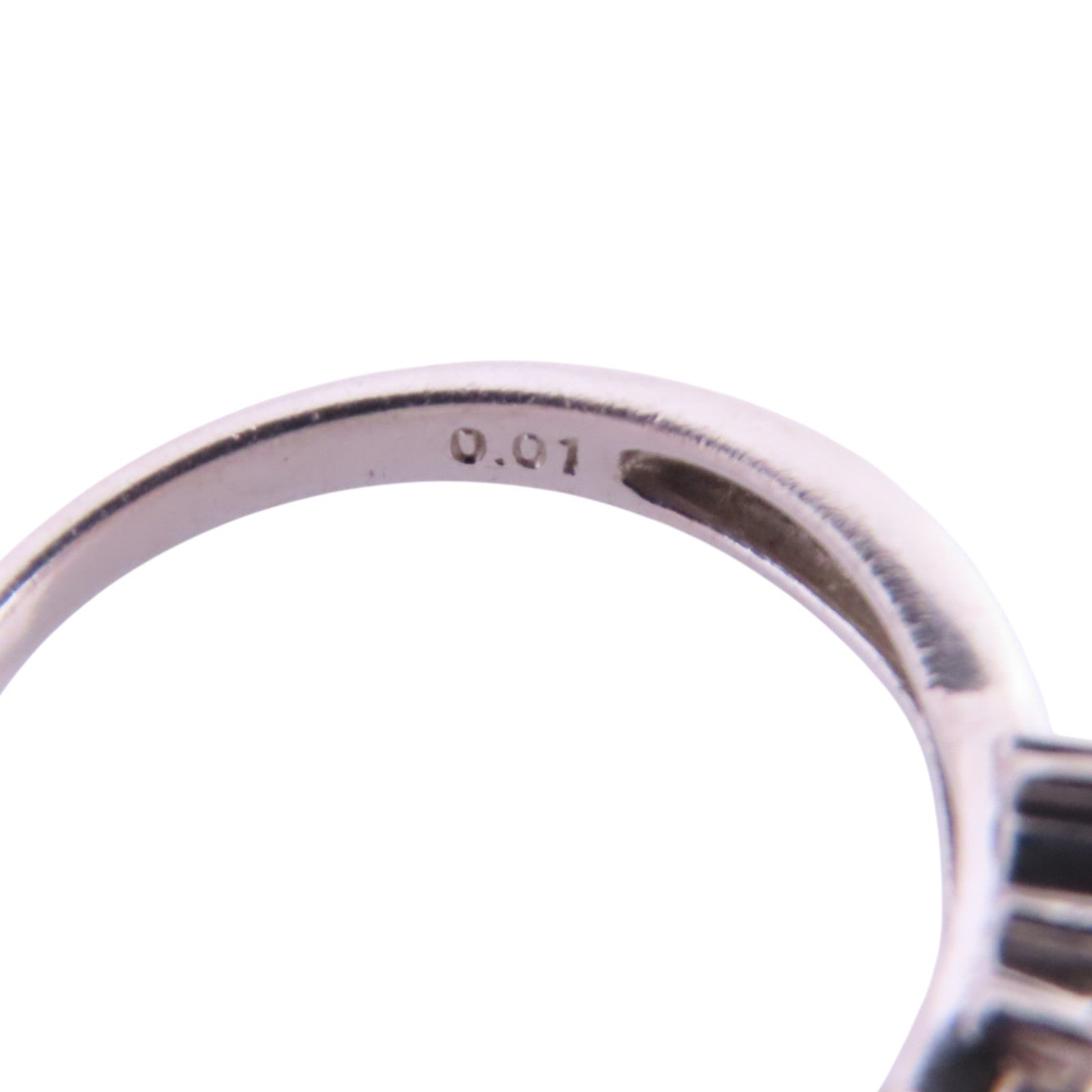 JEWELRY 【激減優惠】PT900鉑金/鑽石Diamond Ring戒指US#5.25
