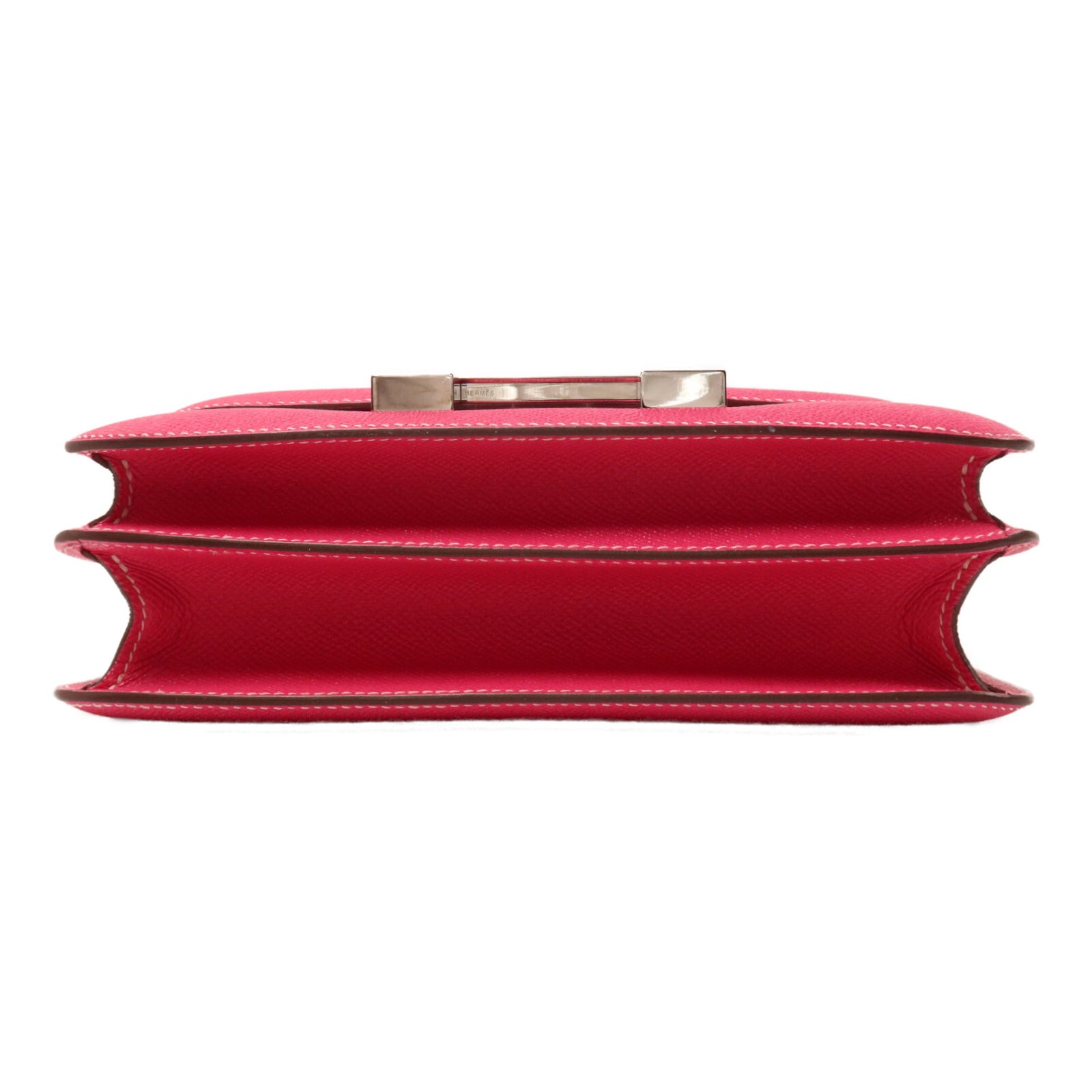 HERMES Epsom皮革Constance 24肩背袋Rose Tyrien