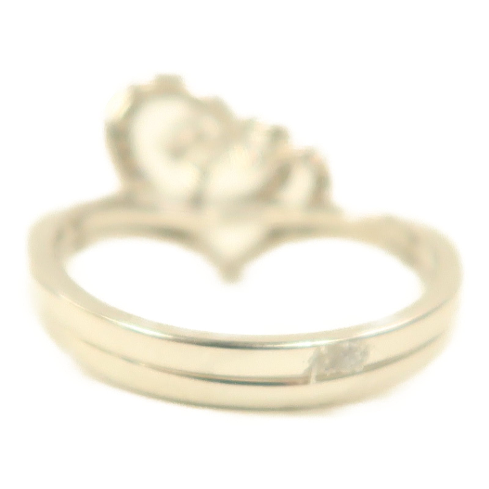 JEWELRY 【激減優惠】18K白金Diamond Ring 0.09ct/0.04ct鑽石戒指US#5