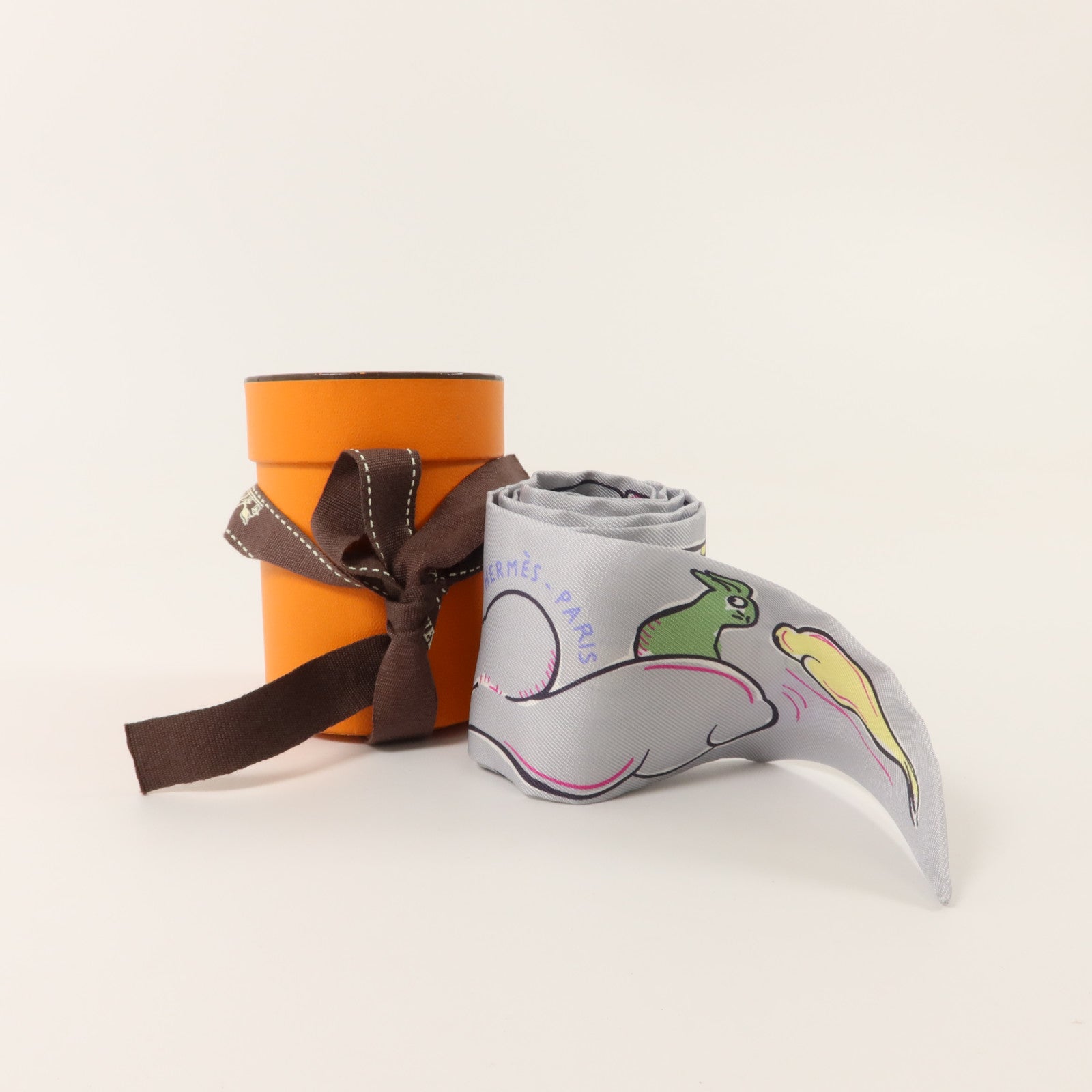 HERMES 絲質Twilly絲巾