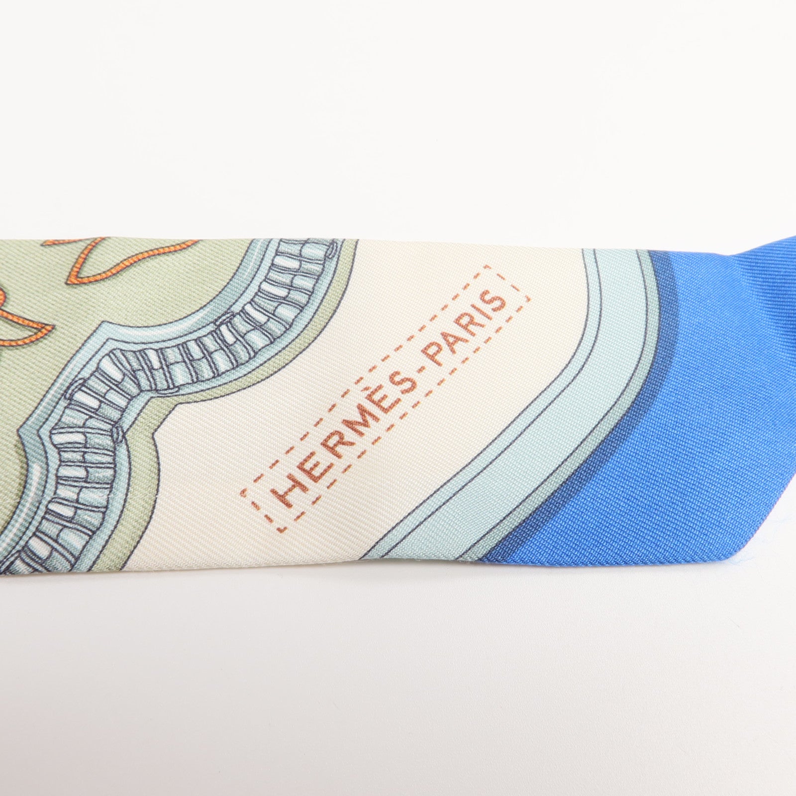 HERMES 絲質Twilly絲巾