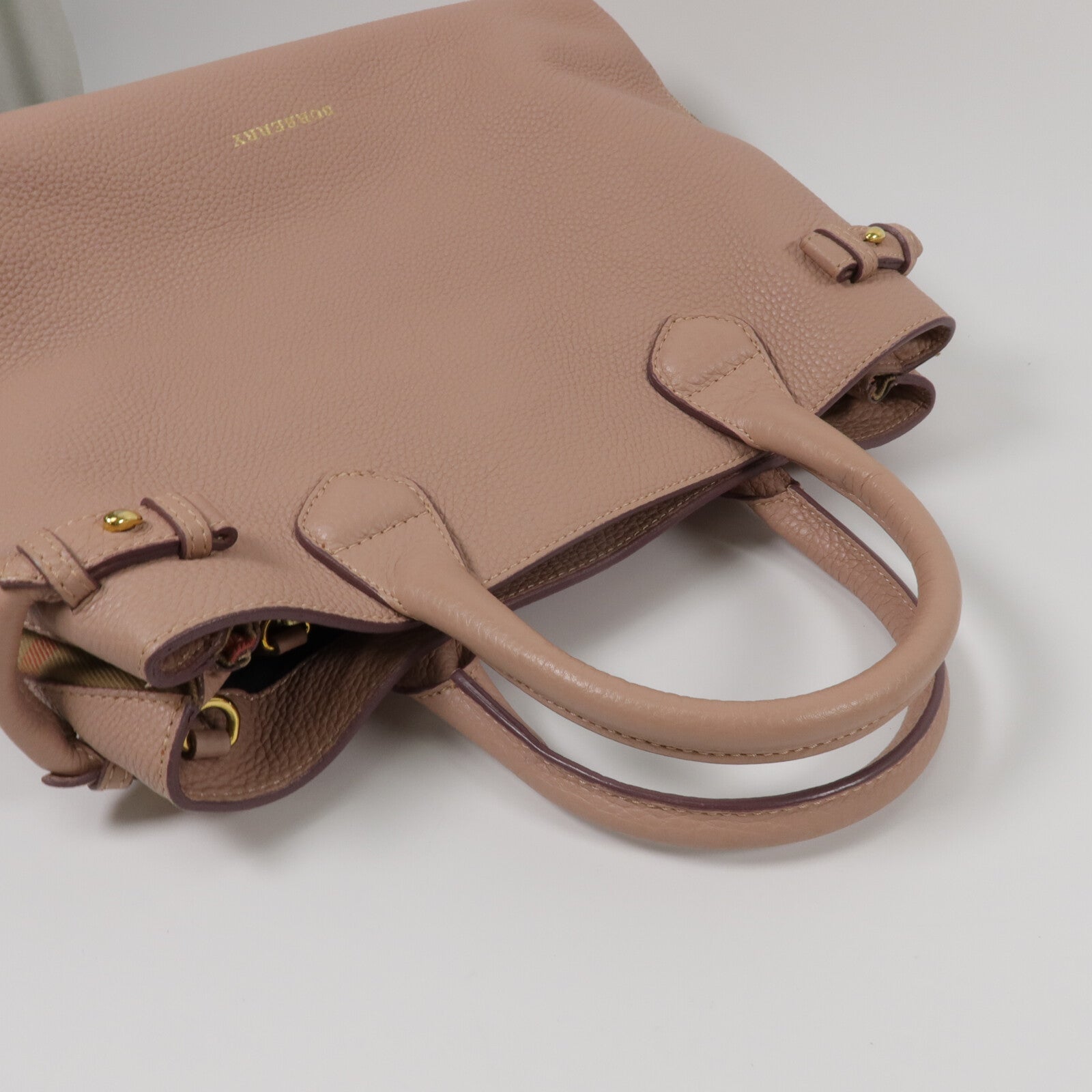 BURBERRY 牛皮皮革2Way Shoulder手挽肩背兩用袋