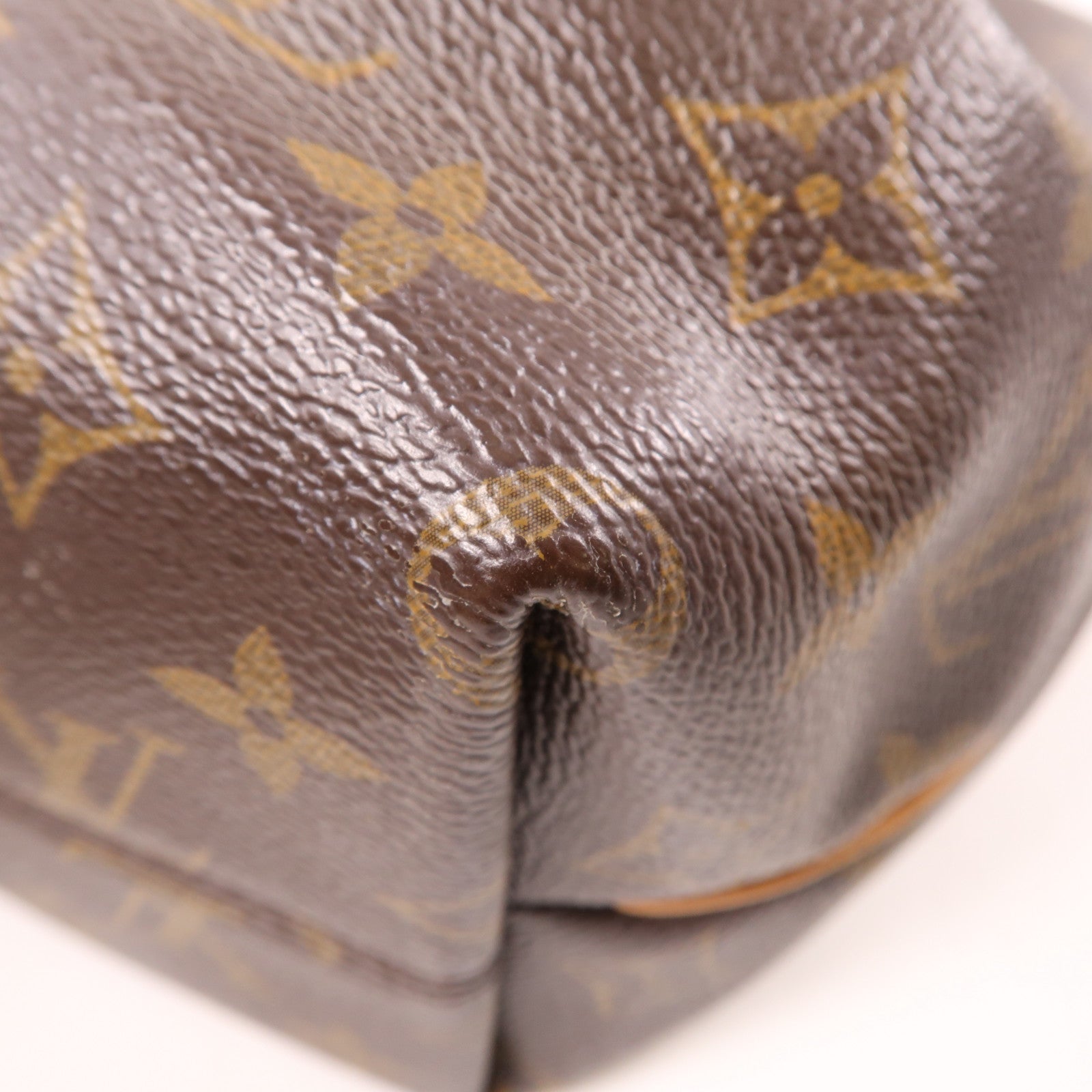 LOUIS VUITTON Monogram Turenne PM金扣手挽肩背兩用袋棕色