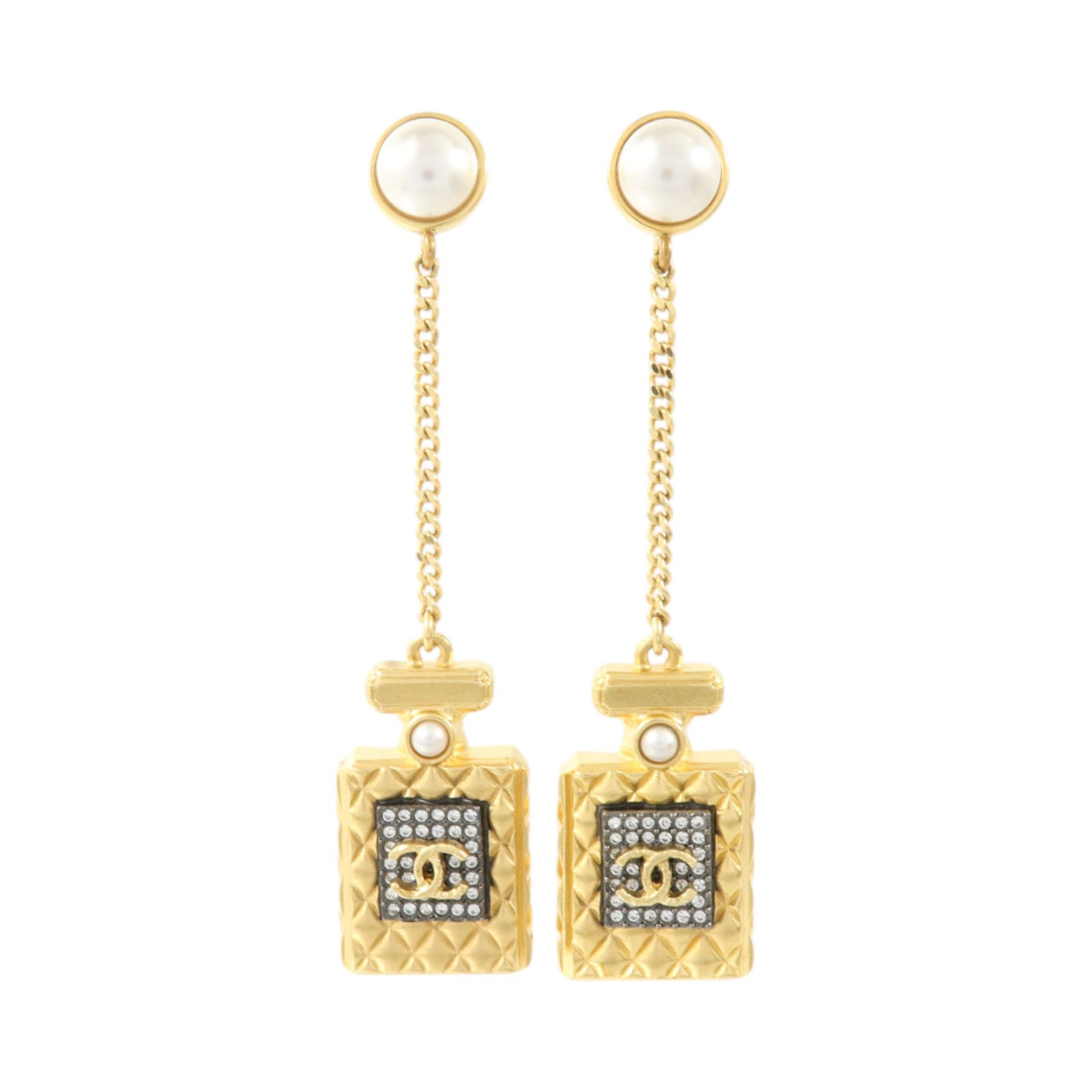 CHANEL 金屬/PVC Earrings耳環