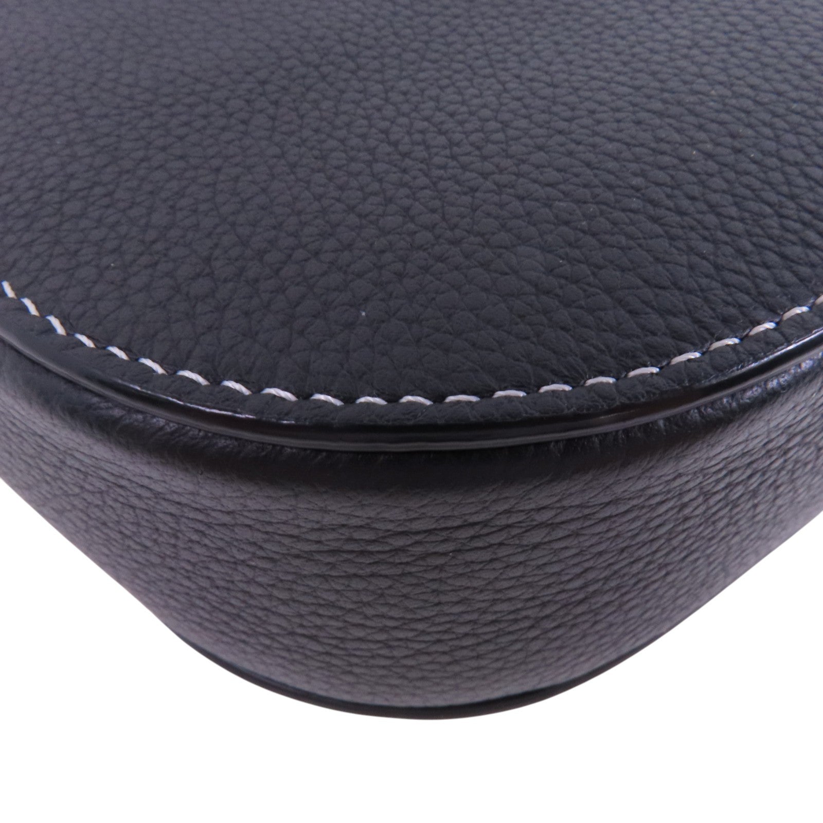 Dior 牛皮皮革Mini Saddie銀扣肩背袋