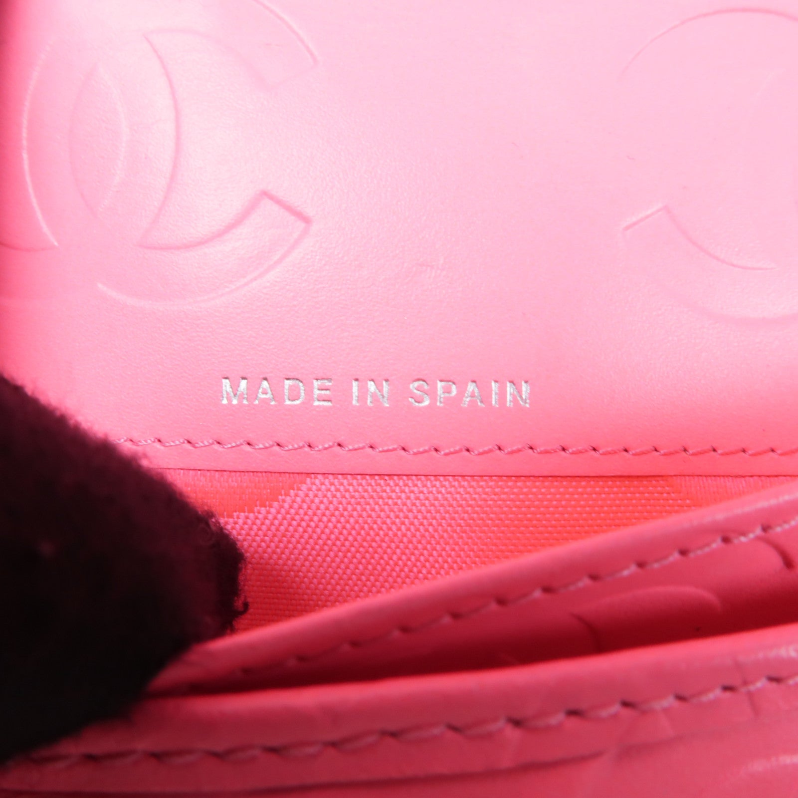 CHANEL 【激減優惠】牛皮皮革Cambon Zipper Long Wallet銀扣長錢包