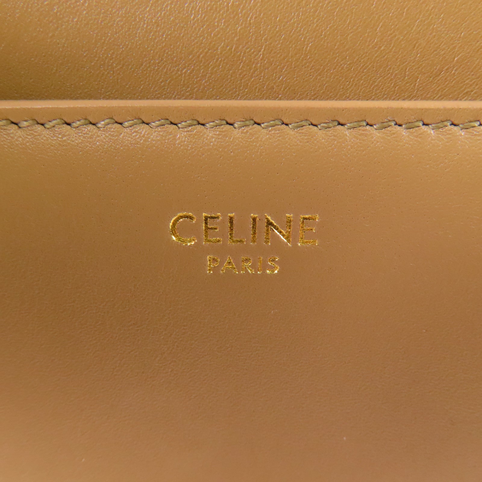 CELINE 牛皮皮革Celine 16金扣手挽肩背兩用袋