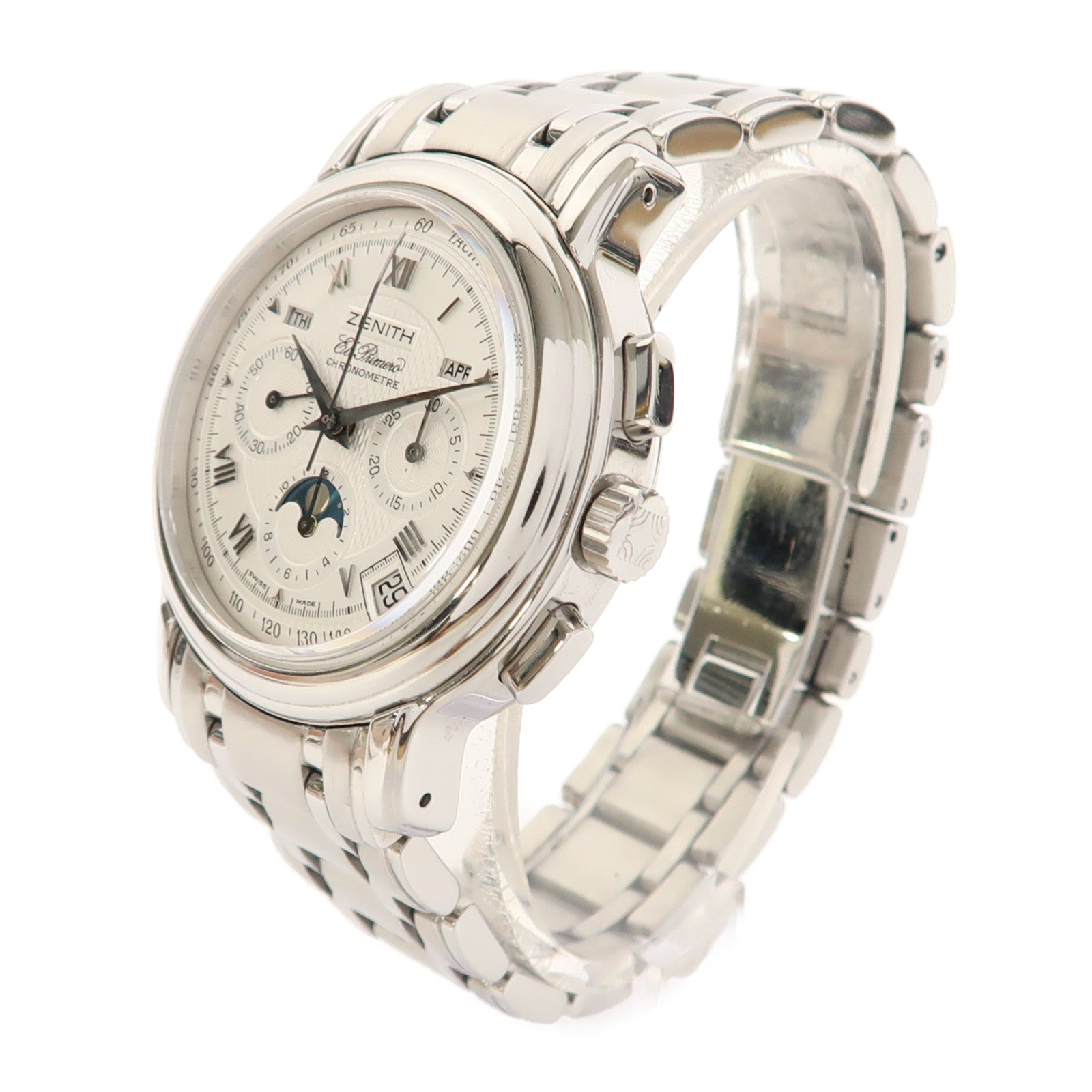 ZENITH El Primero Chronomaster不鏽鋼手錶自動機芯銀色