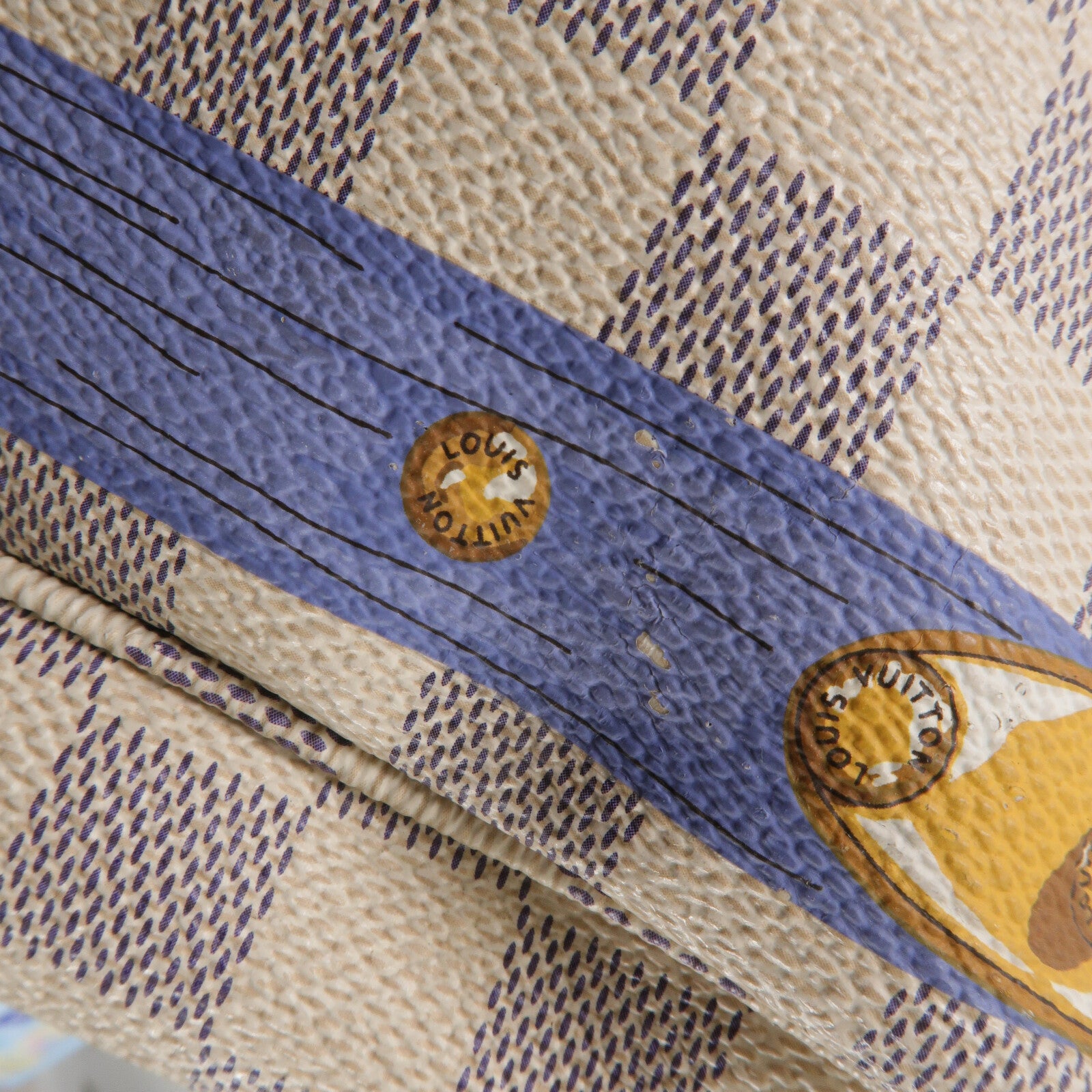 LOUIS VUITTON Damier Azur Neverfull MM手挽袋