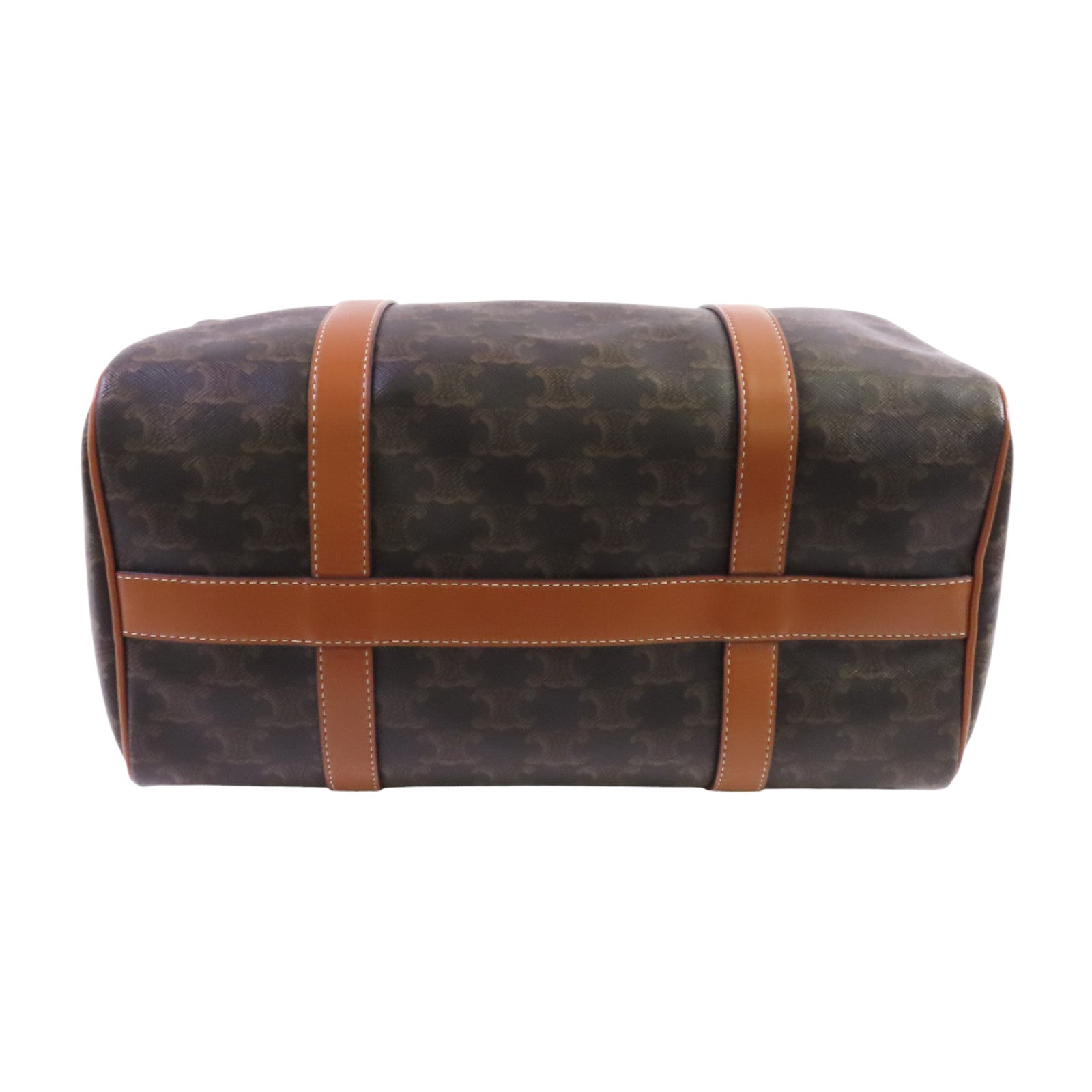 CELINE Triomphe帆布Large Boston金扣手挽肩背兩用袋