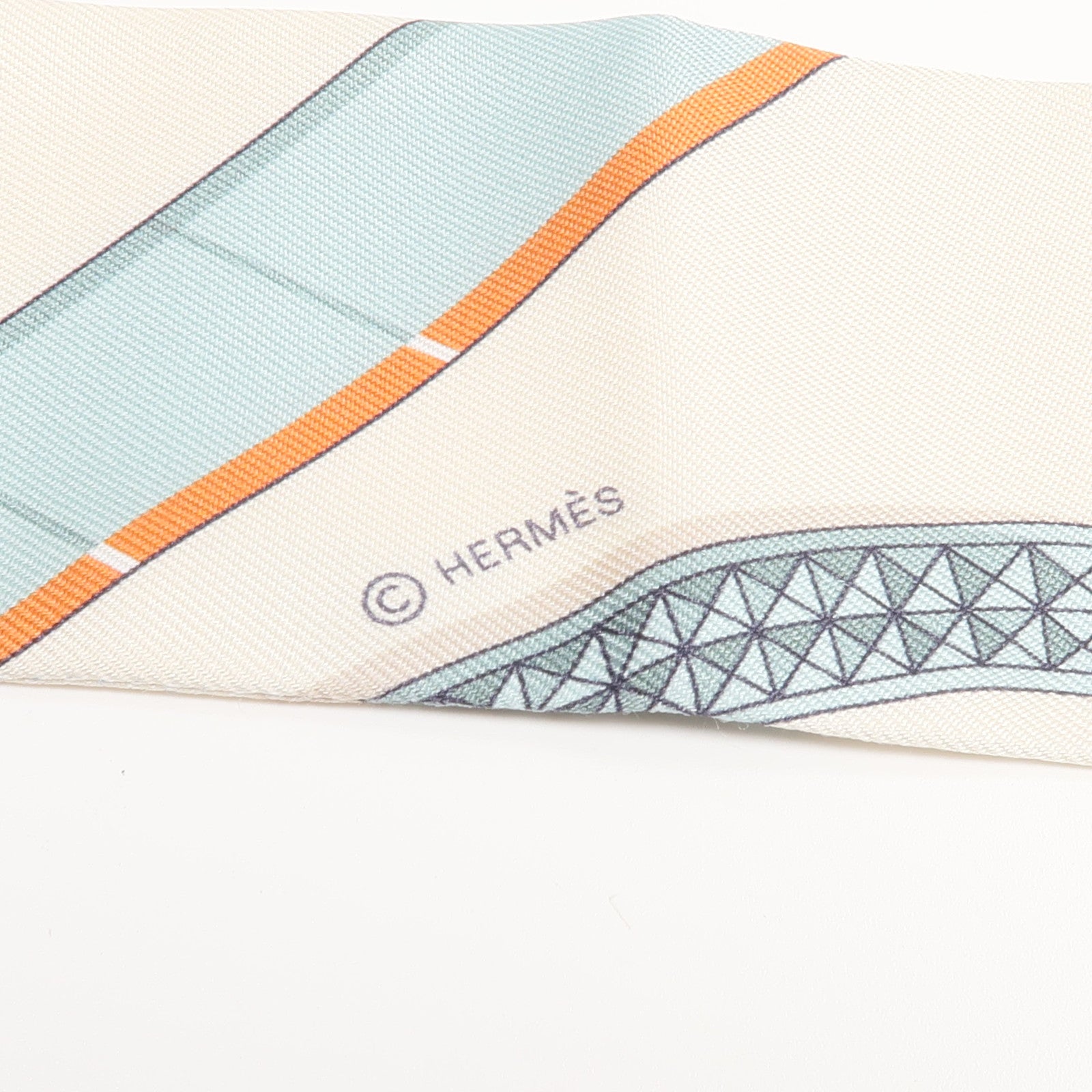HERMES 絲質Twilly絲巾