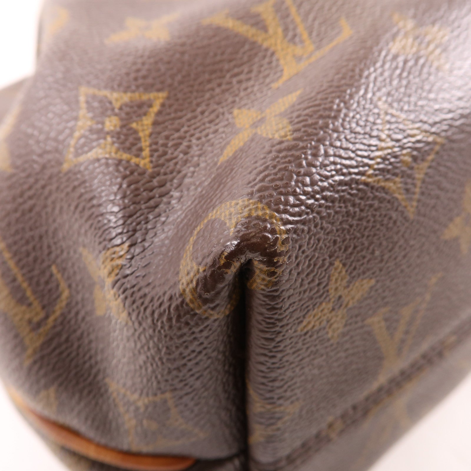 LOUIS VUITTON Monogram Turenne PM金扣手挽肩背兩用袋棕色