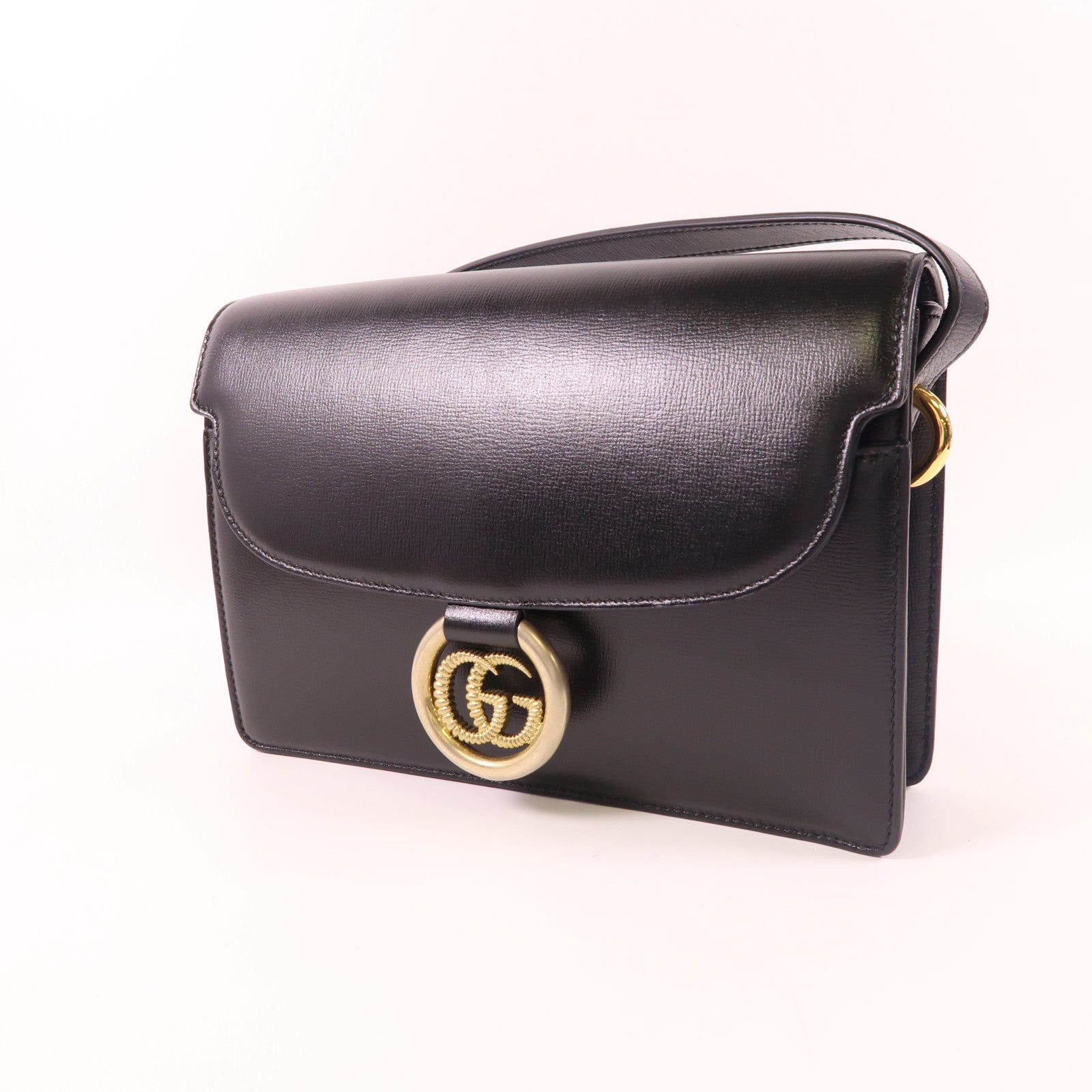 GUCCI 牛皮皮革Shoulder Bag金扣肩背袋