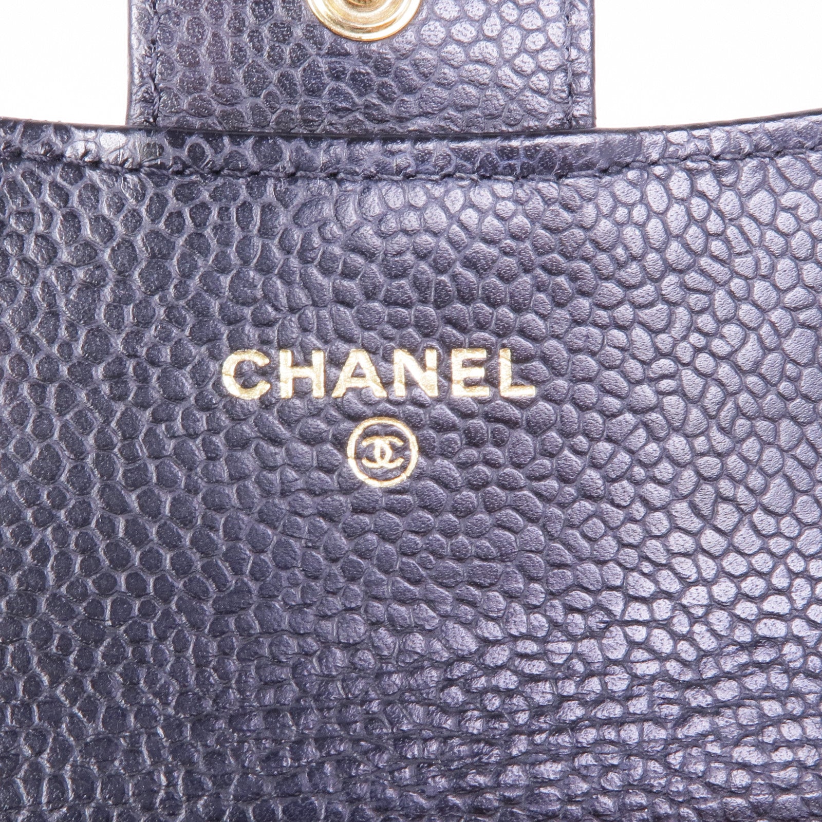 CHANEL 牛皮皮革Card Case金扣卡片套
