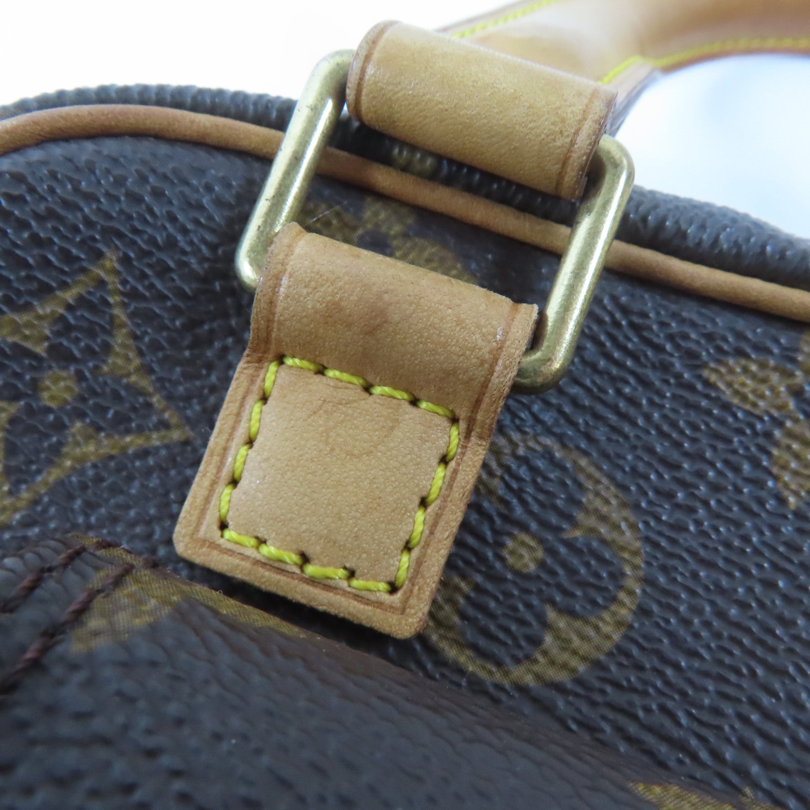 LOUIS VUITTON Monogram Excentri-cite金扣手挽袋啡色/紅色
