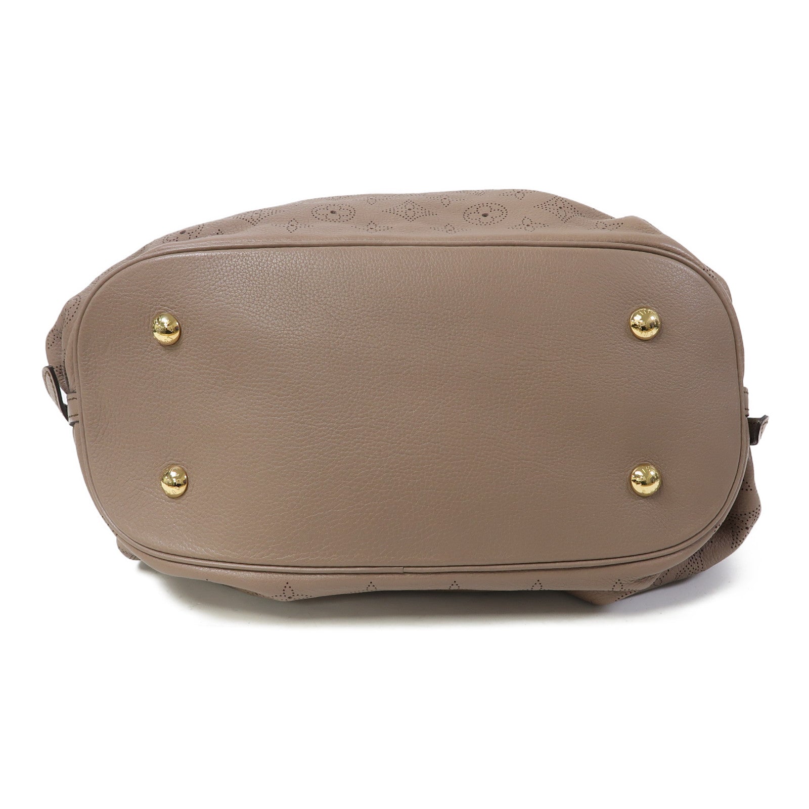 LOUIS VUITTON 【激減優惠】Mahina Shoulder Bag金扣肩背袋裸色