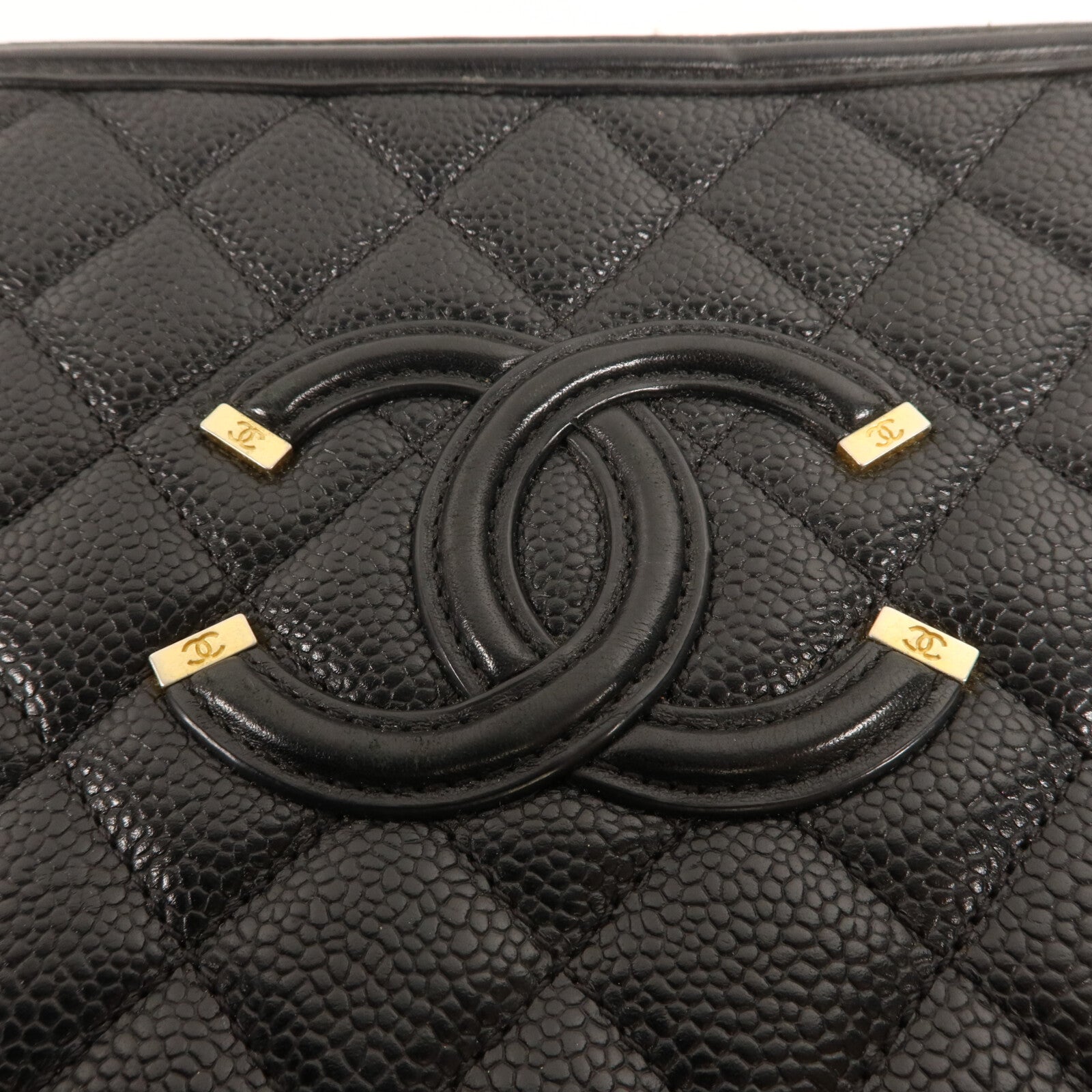 CHANEL 牛皮皮革Vanity Case手挽肩背兩用袋